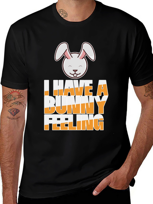 Bunny Feeling Graphic T-Shirt - Easter Holiday Tee