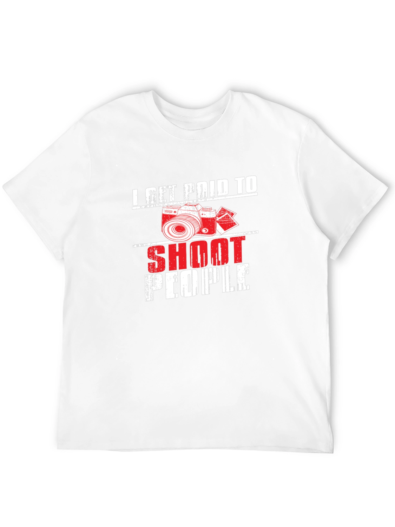 I Get Paid to Shoot People Black T-Shirt