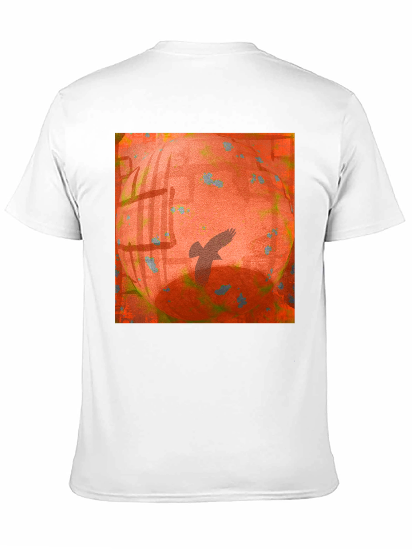 Abstract Bird T-Shirt - Black