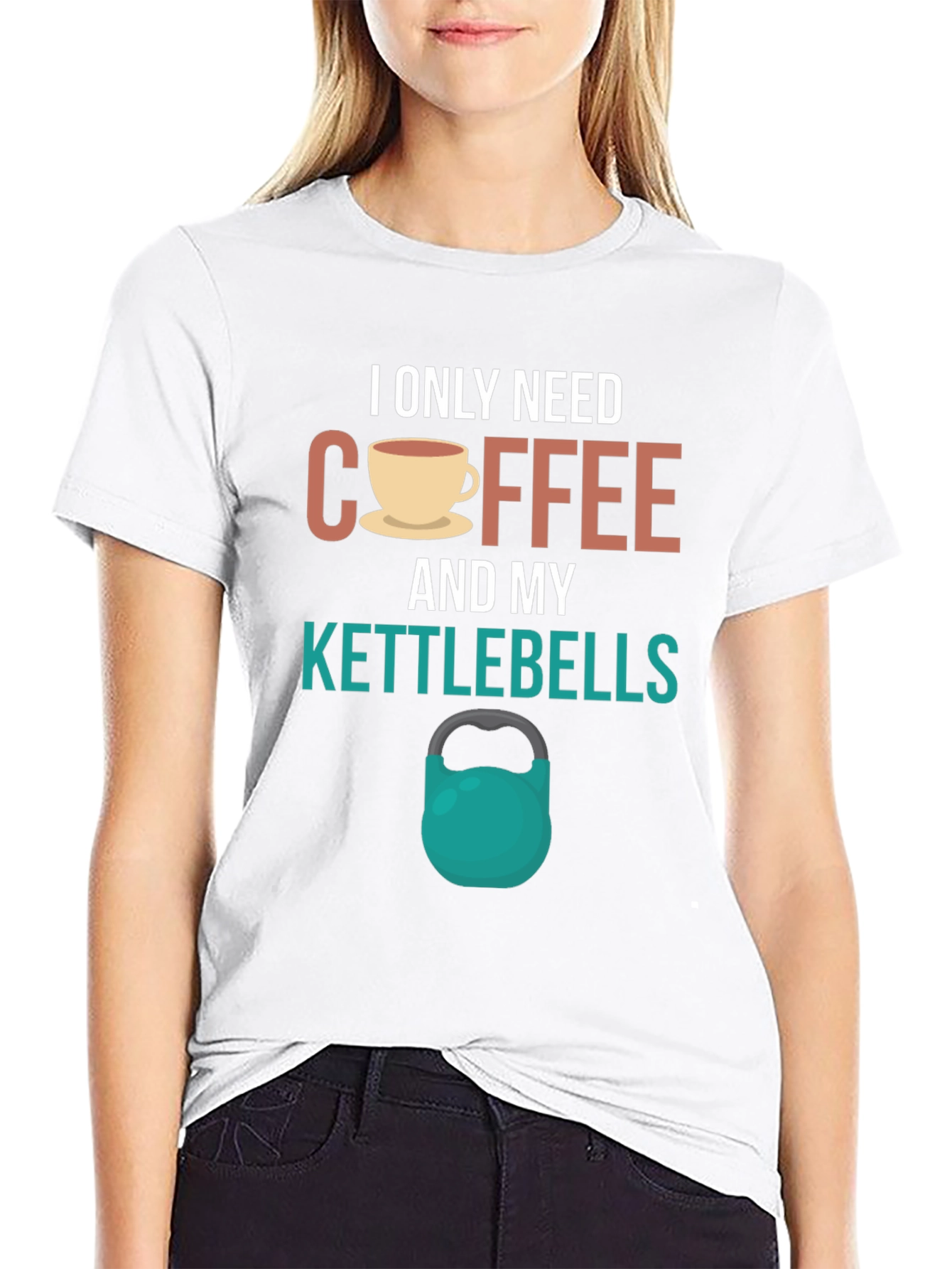 Coffee and Kettlebells Graphic T-Shirt