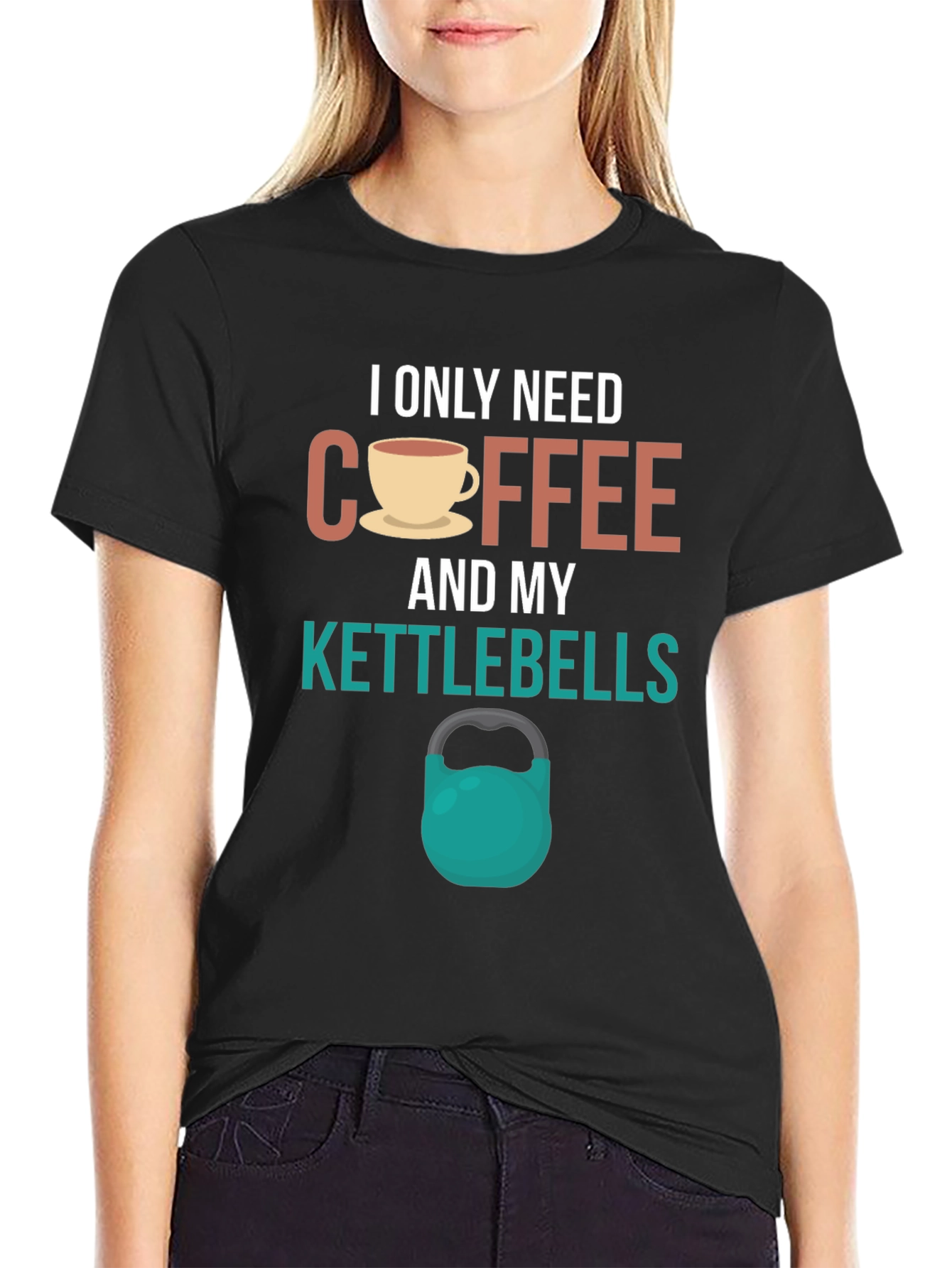 Coffee and Kettlebells Graphic T-Shirt