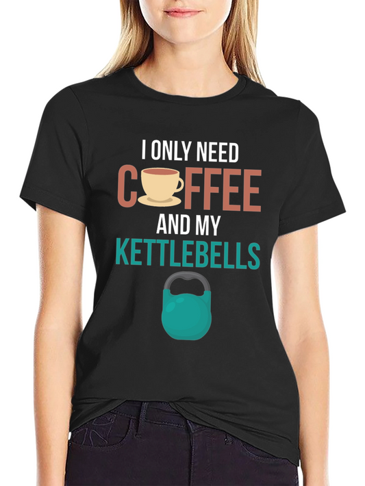Coffee and Kettlebells Graphic T-Shirt