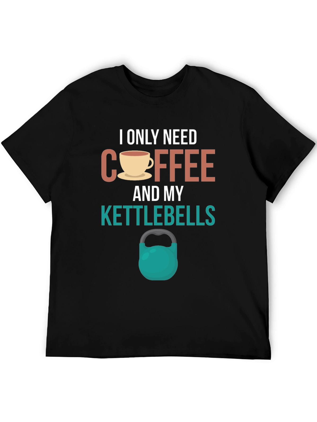 Coffee and Kettlebells Graphic T-Shirt