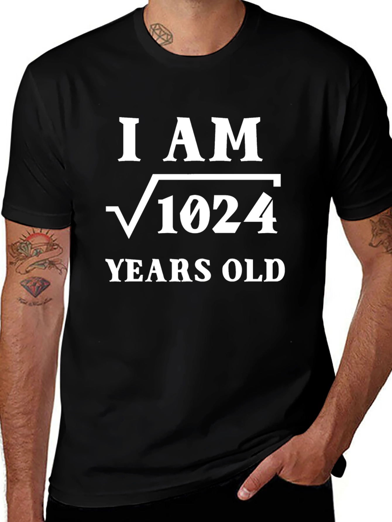 Funny Math Age T-Shirt - Square Root of 1024