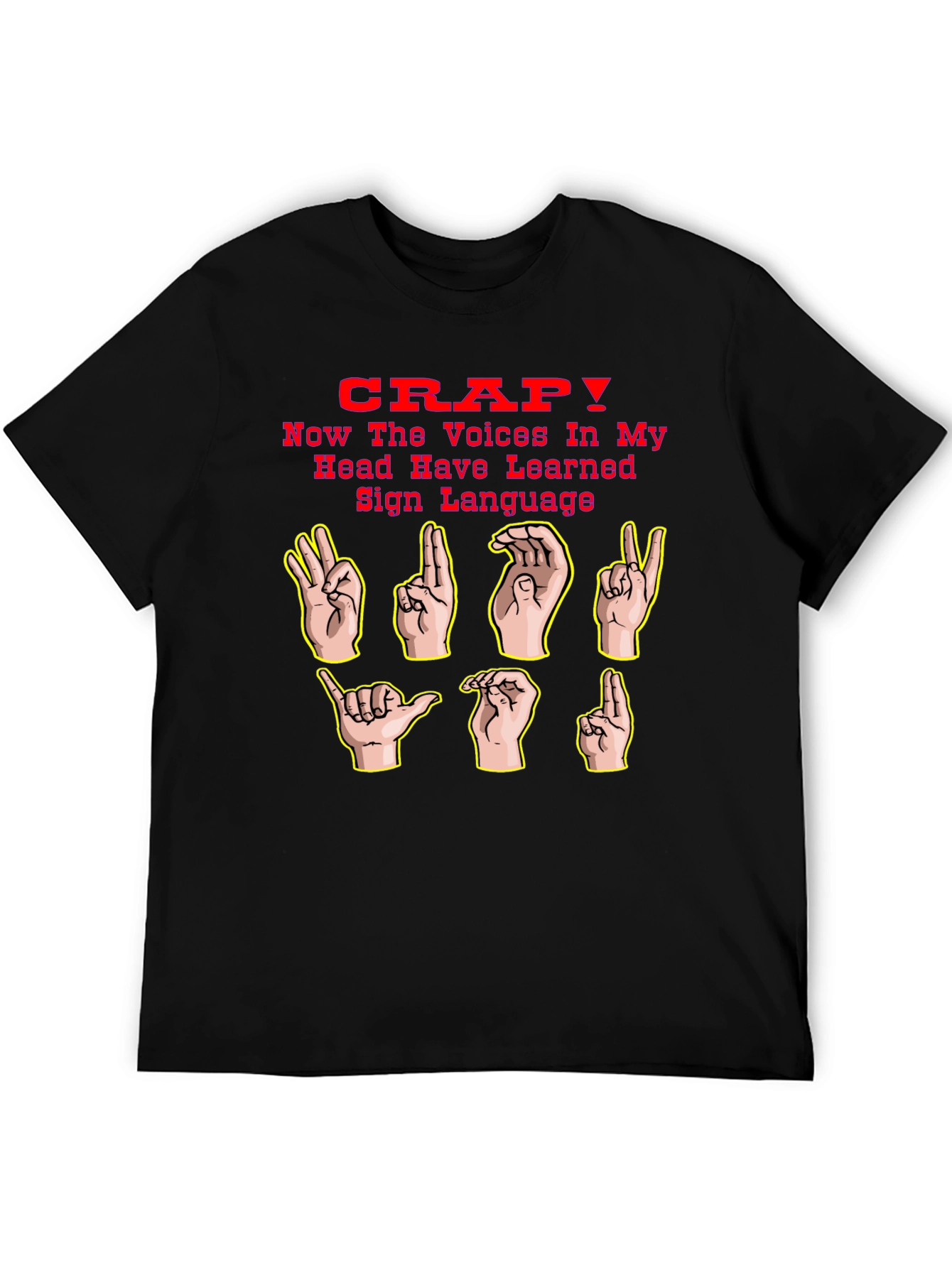 Funny Sign Language Graphic T-Shirt