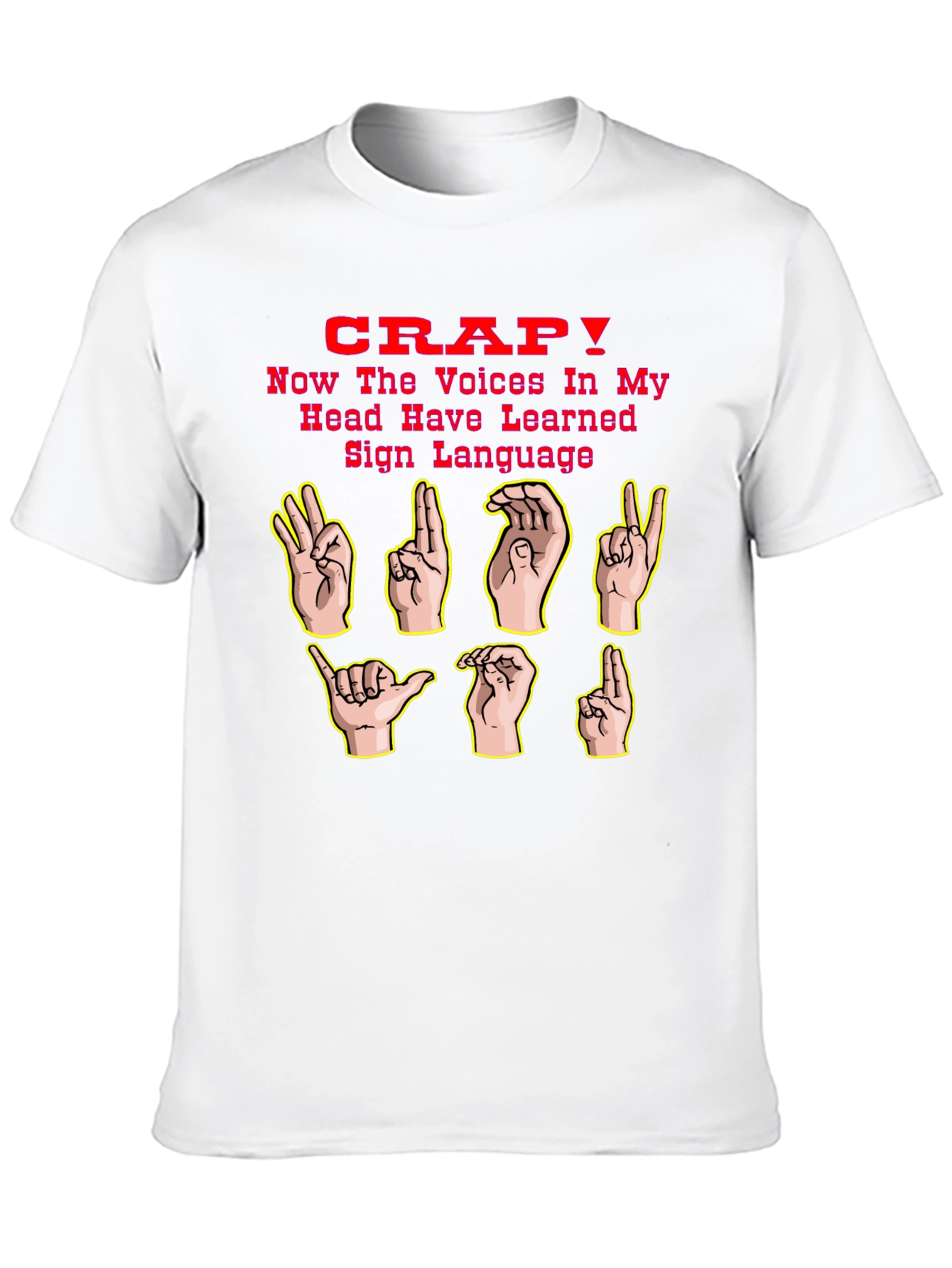 Funny Sign Language Graphic T-Shirt