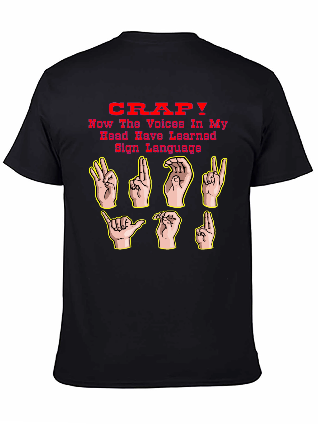 Funny Sign Language Graphic T-Shirt