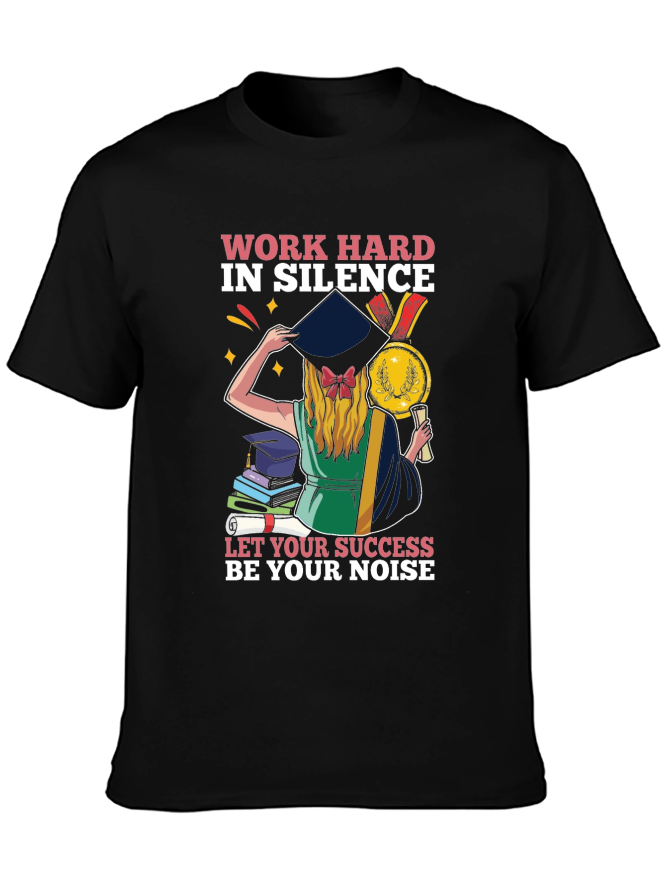 Work Hard Graduation Tee