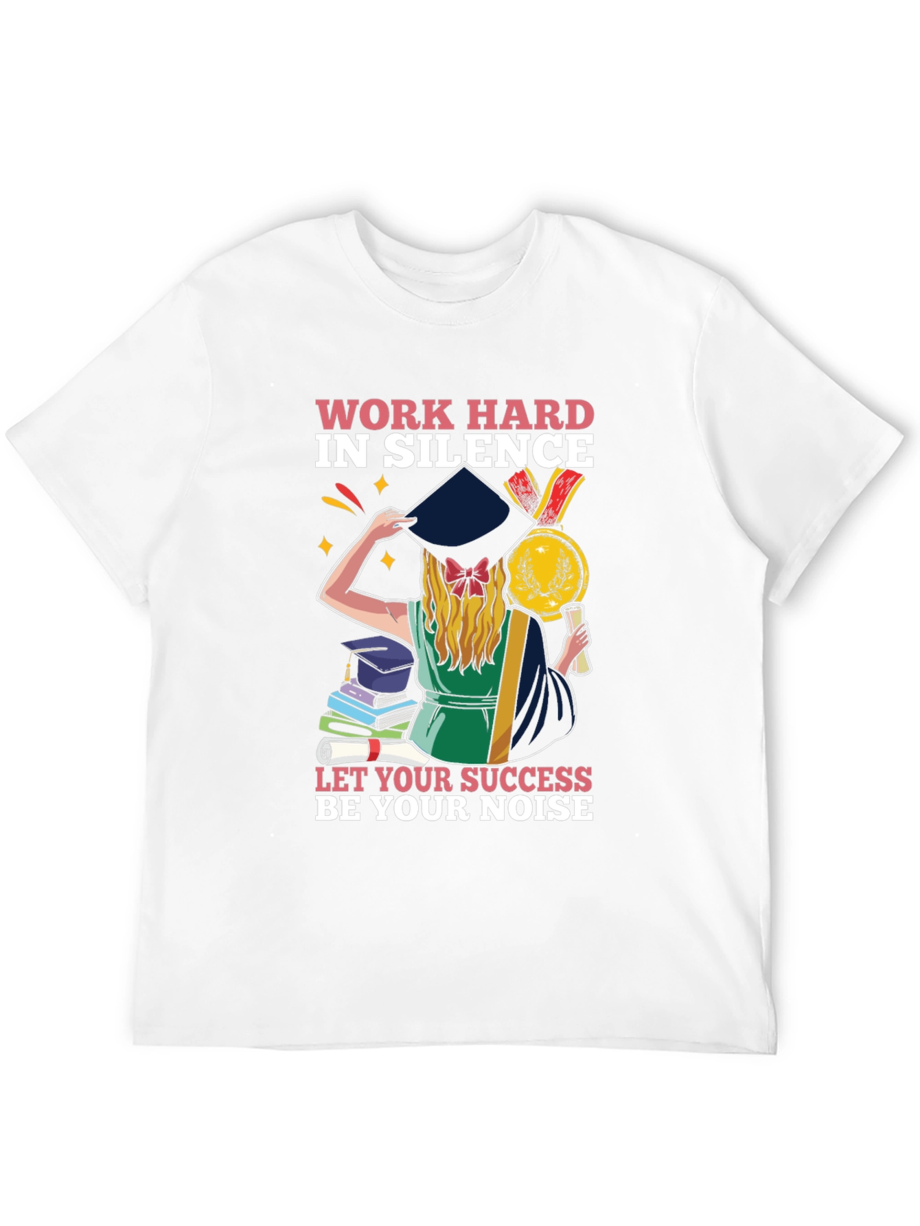 Work Hard Graduation Tee