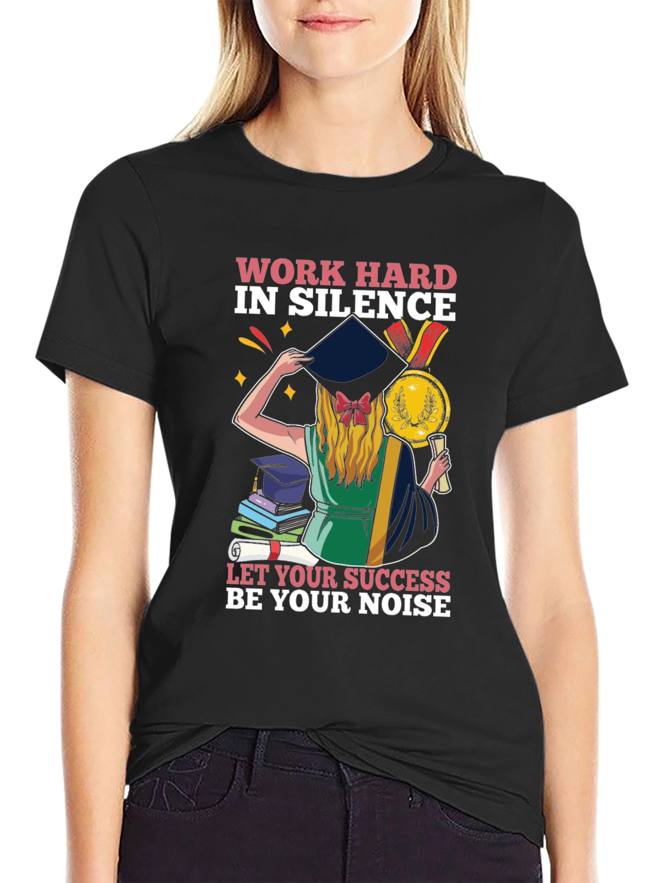 Work Hard Graduation Tee