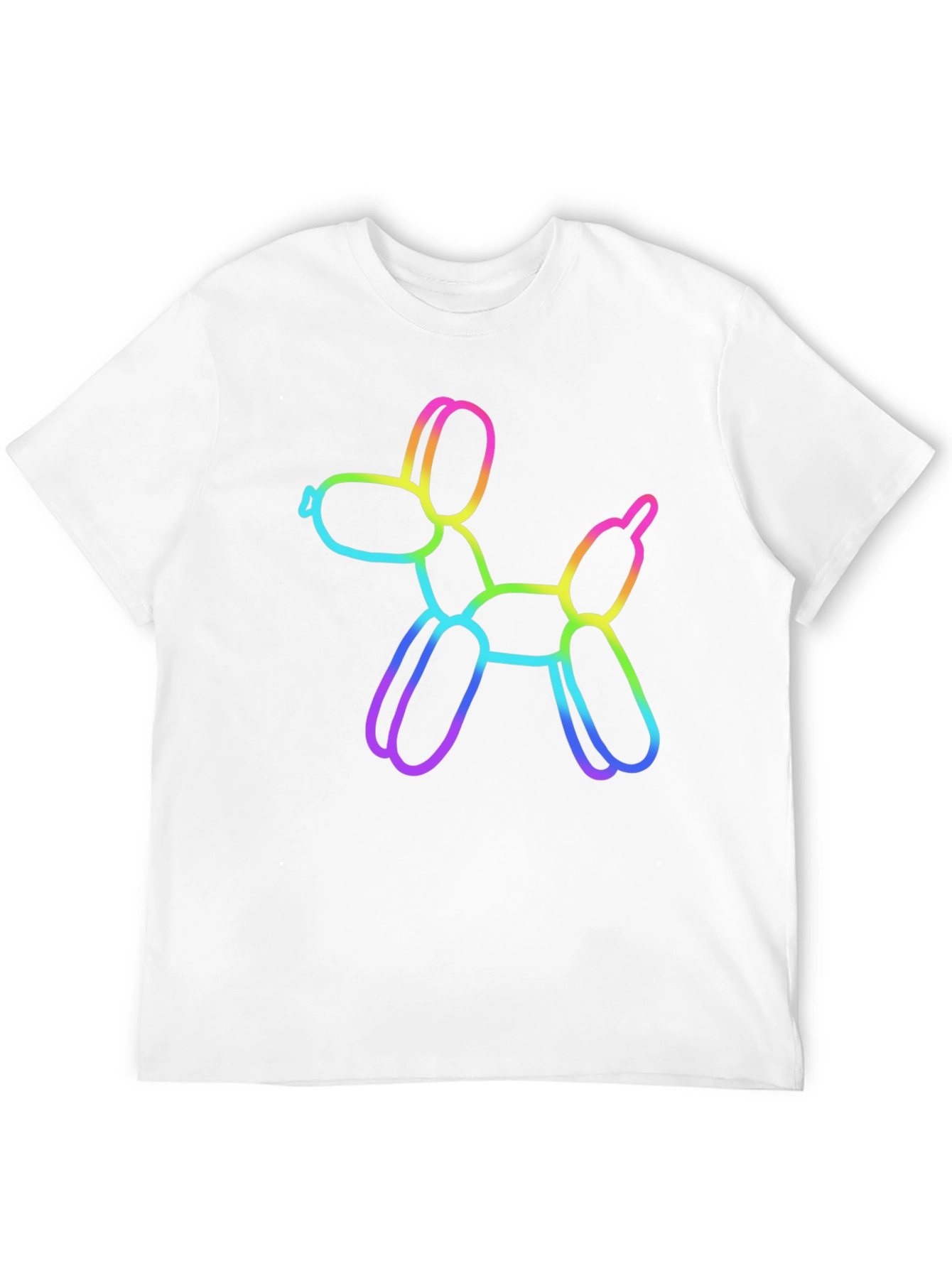 Rainbow Balloon Dog Graphic Tee