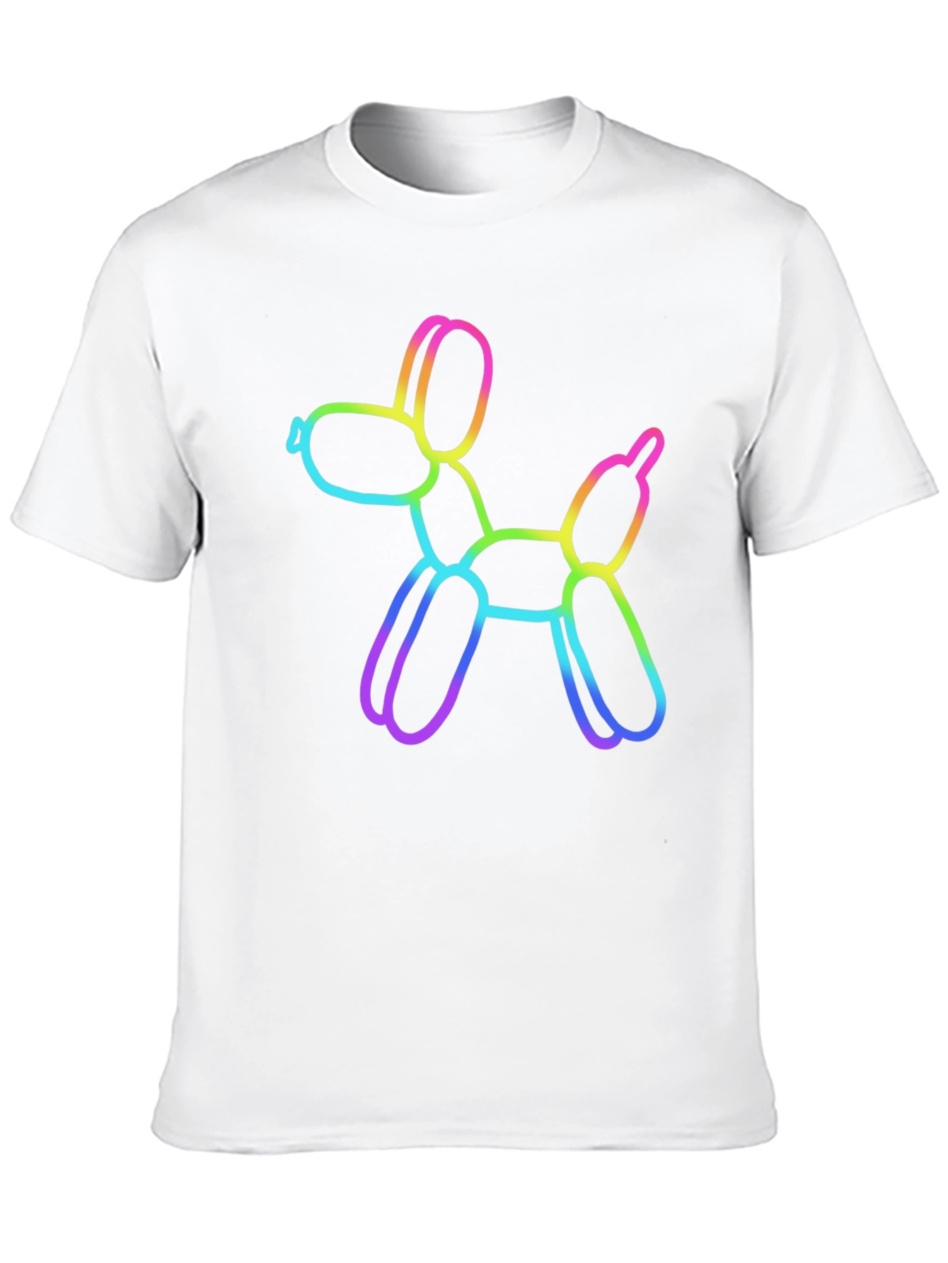 Rainbow Balloon Dog Graphic Tee