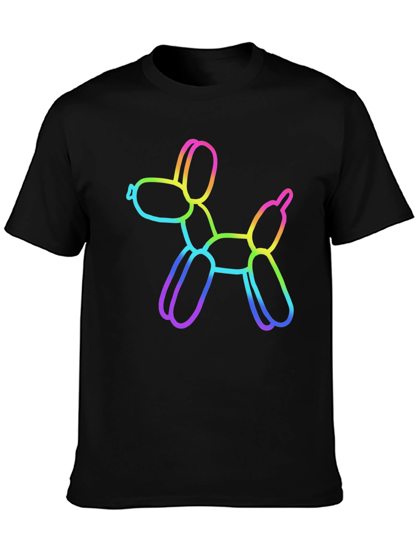Rainbow Balloon Dog Graphic Tee
