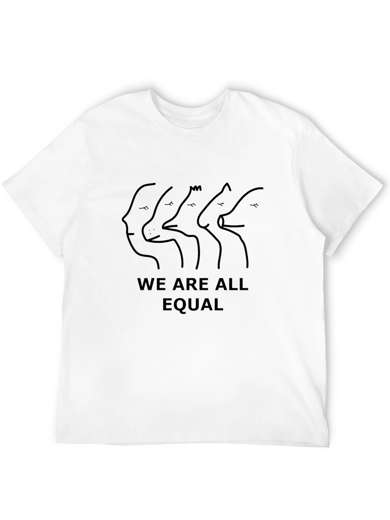 Equality T-Shirt: We Are All Equal Black Tee