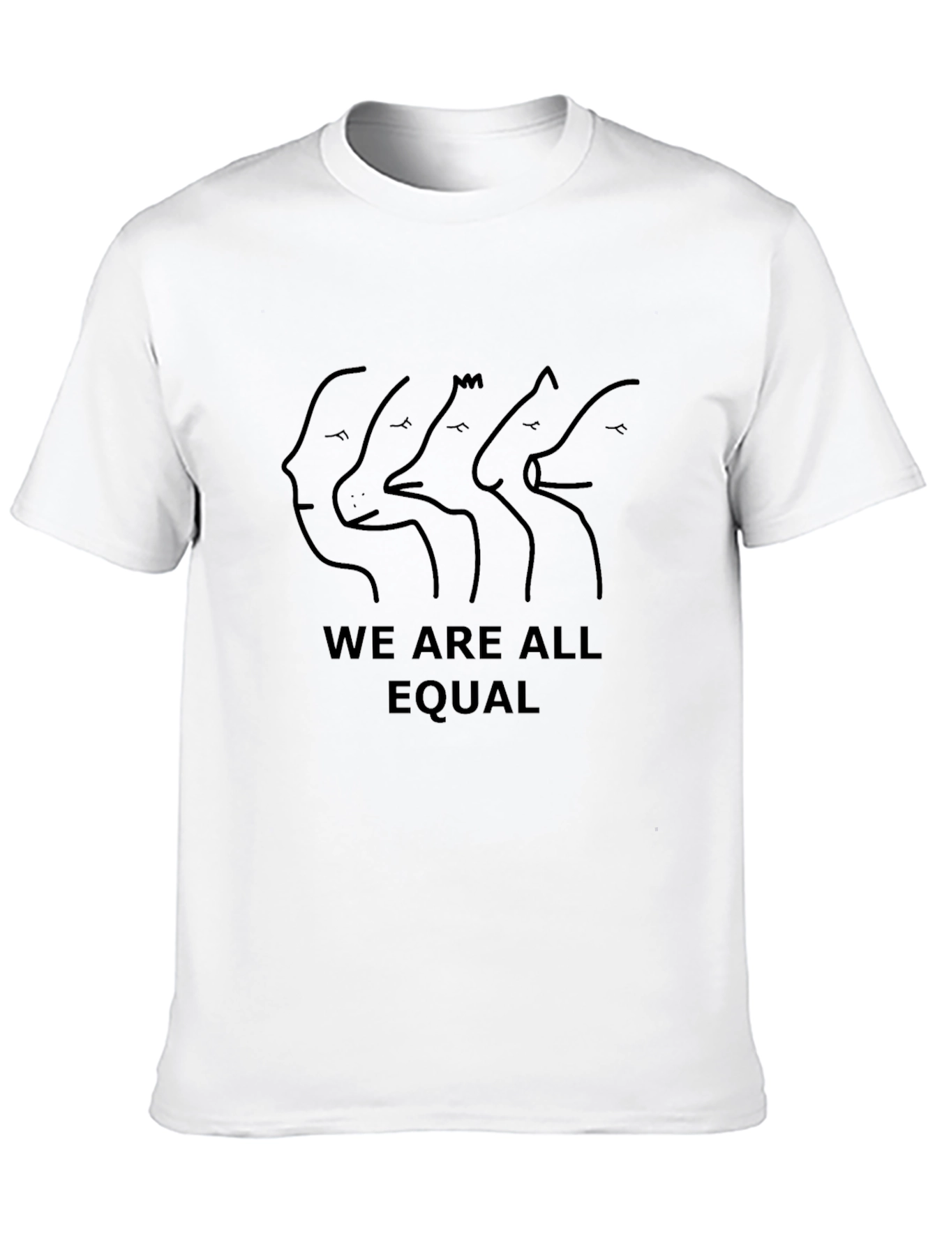 Equality T-Shirt: We Are All Equal Black Tee