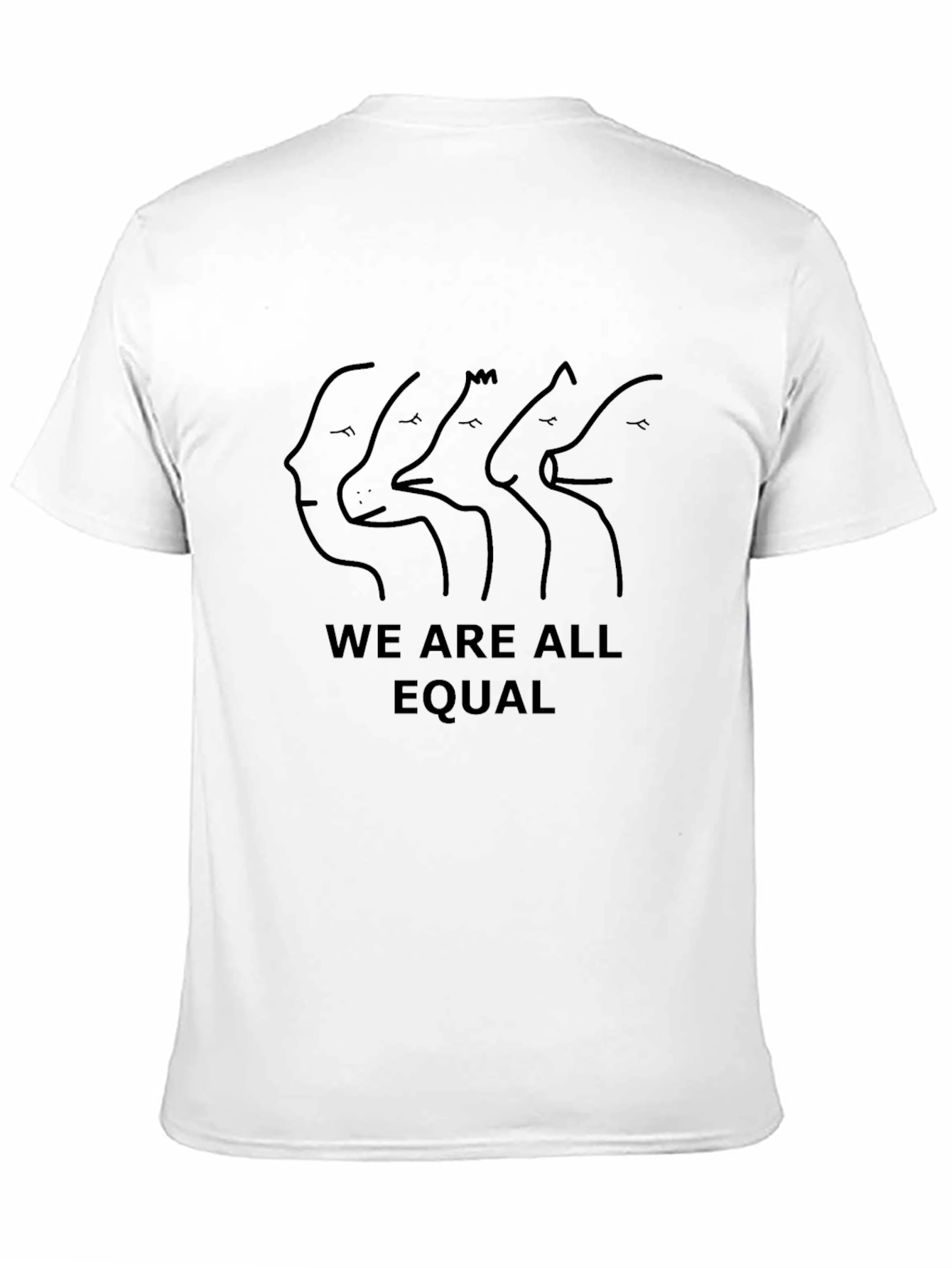 Equality T-Shirt: We Are All Equal Black Tee