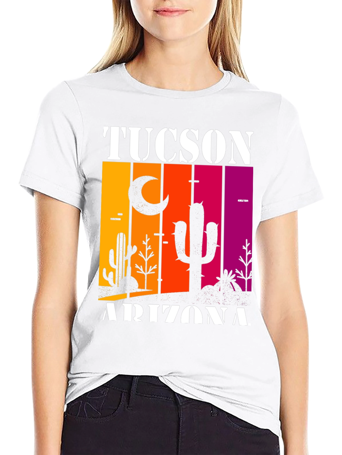 Tucson Arizona Desert Scene Graphic Tee