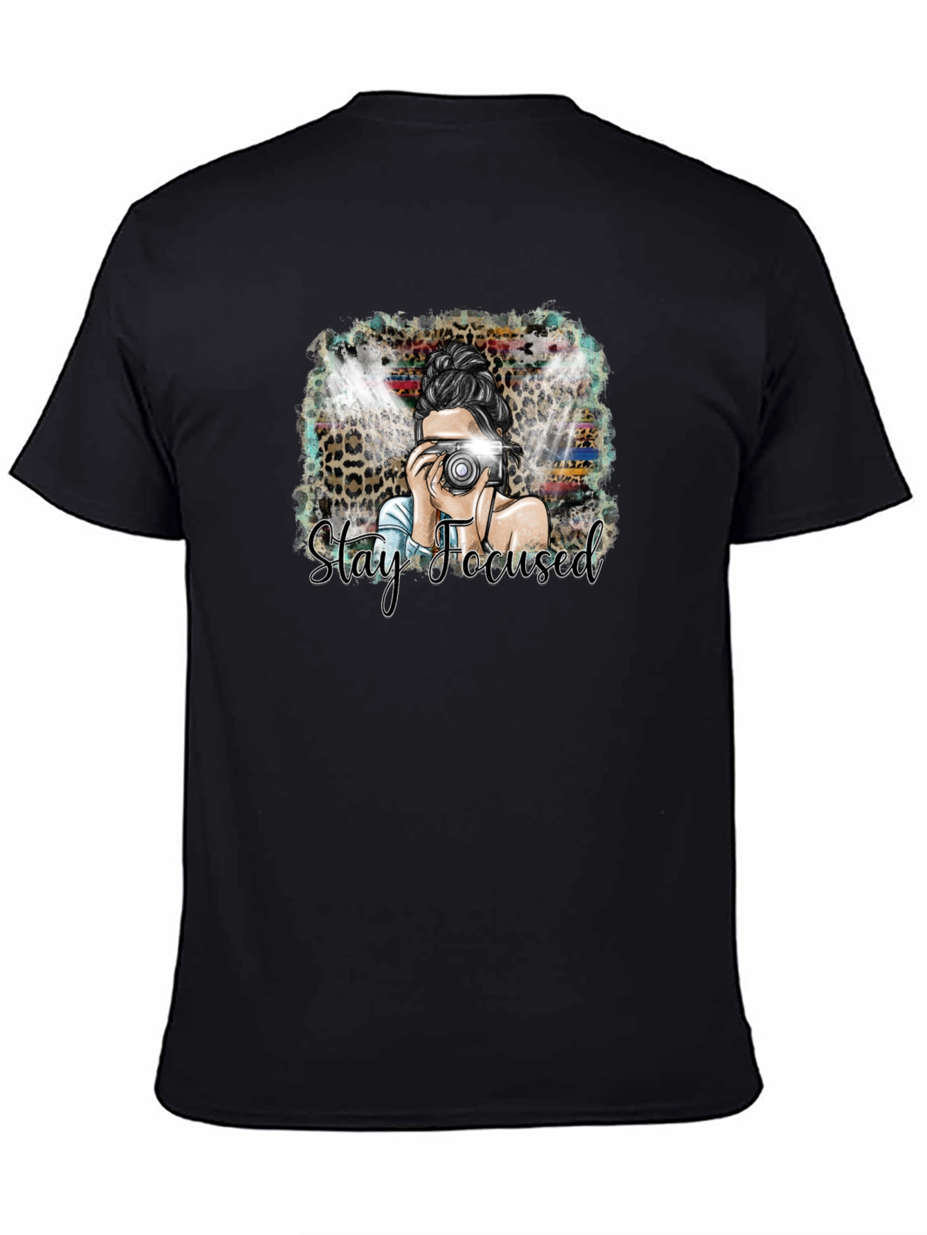 Stay Focused Graphic T-Shirt - Camera Design