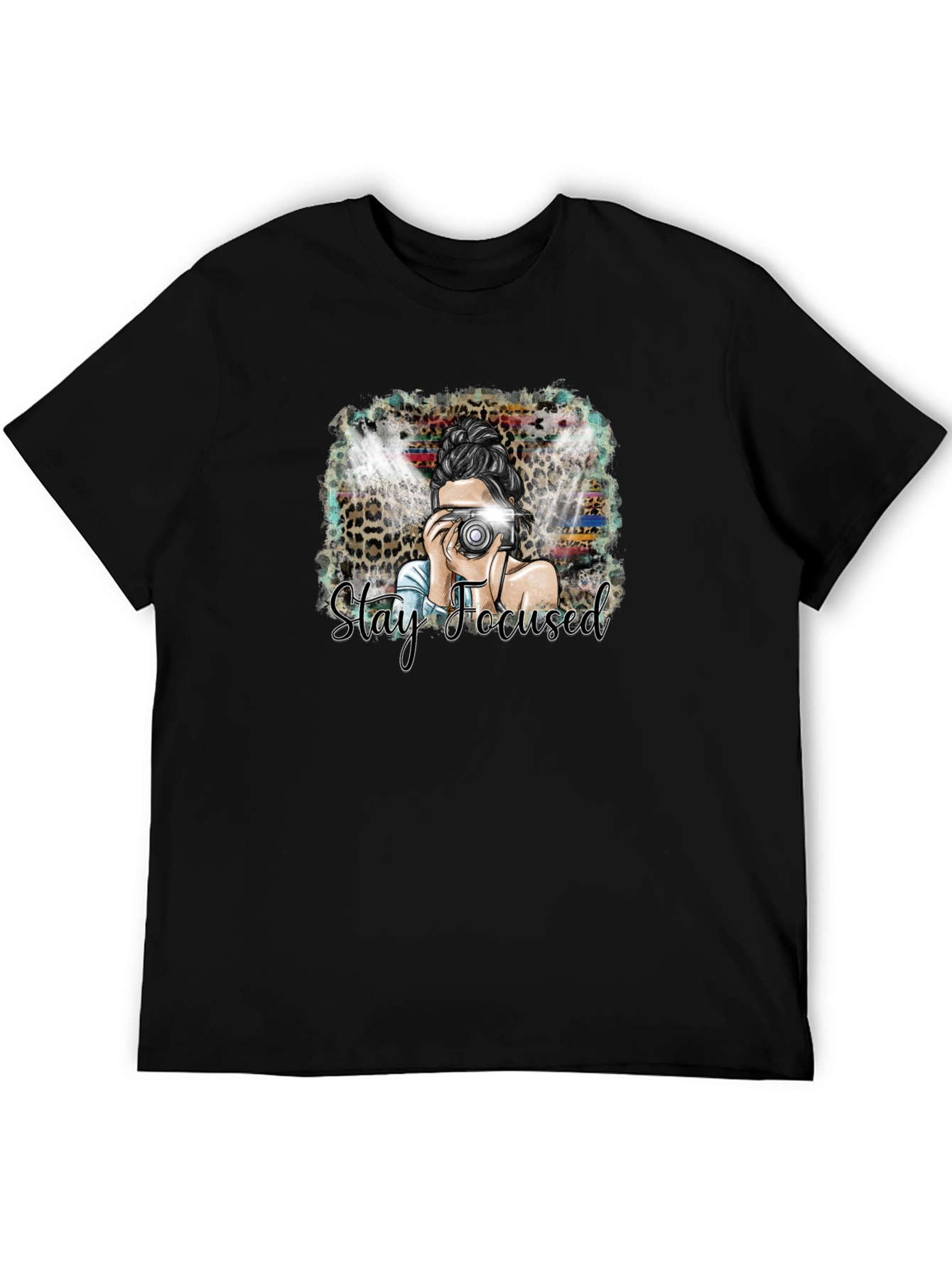 Stay Focused Graphic T-Shirt - Camera Design