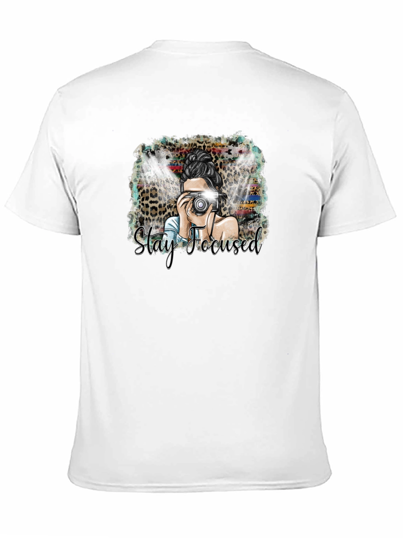 Stay Focused Graphic T-Shirt - Camera Design