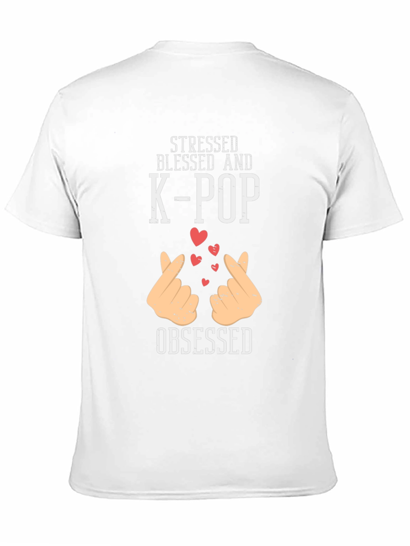 Stressed Blessed K-Pop Obsessed Graphic T-Shirt