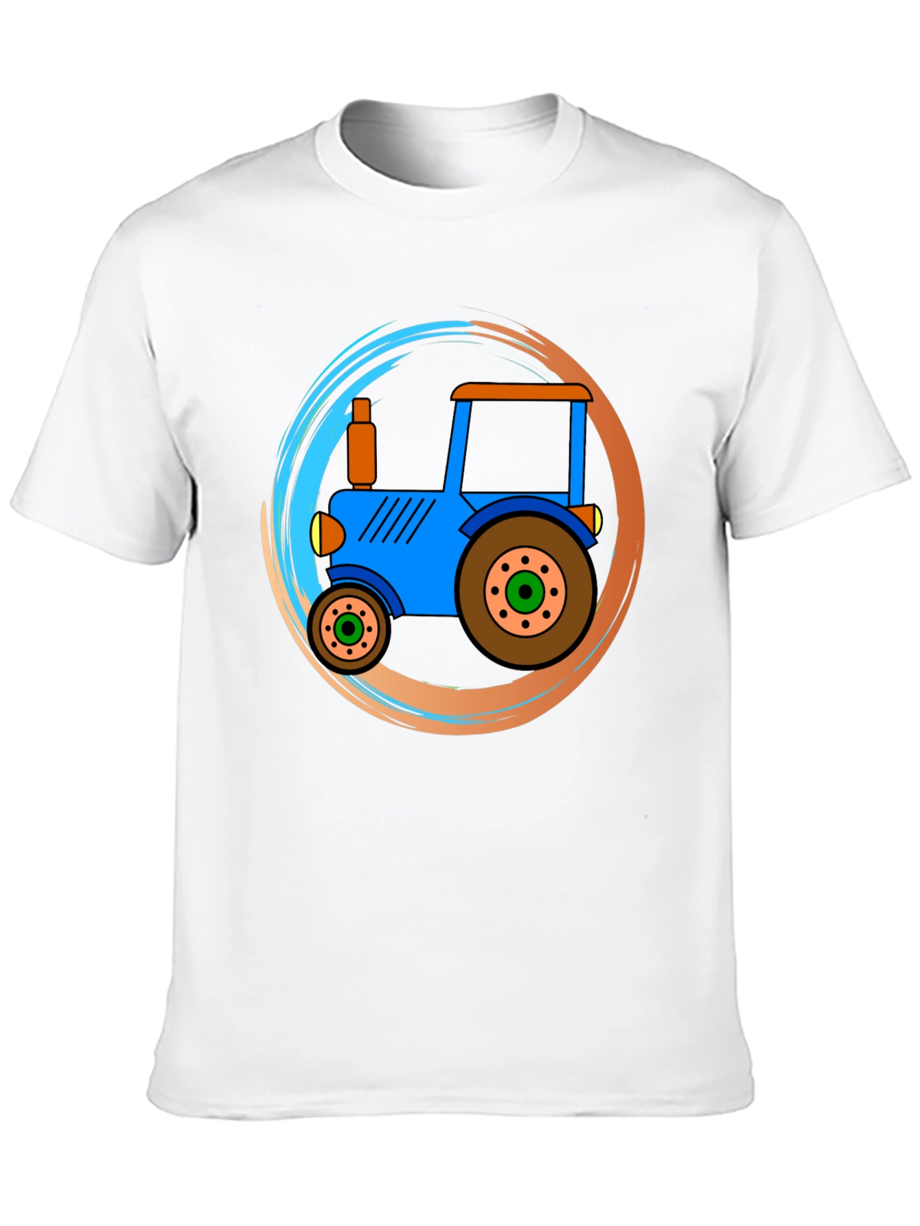 Cartoon Tractor Graphic Tee
