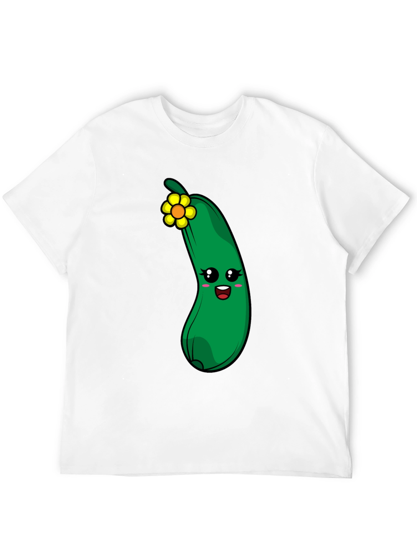 Funny Zucchini Flower Graphic T-Shirt