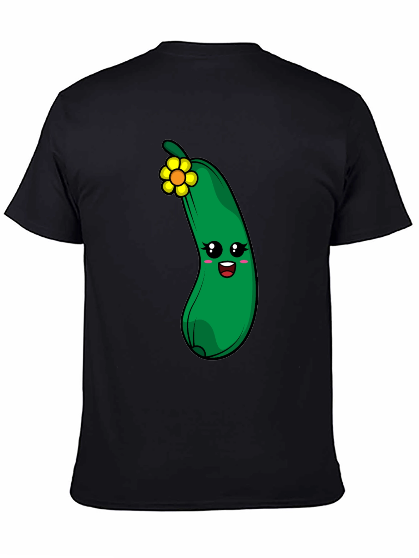 Funny Zucchini Flower Graphic T-Shirt