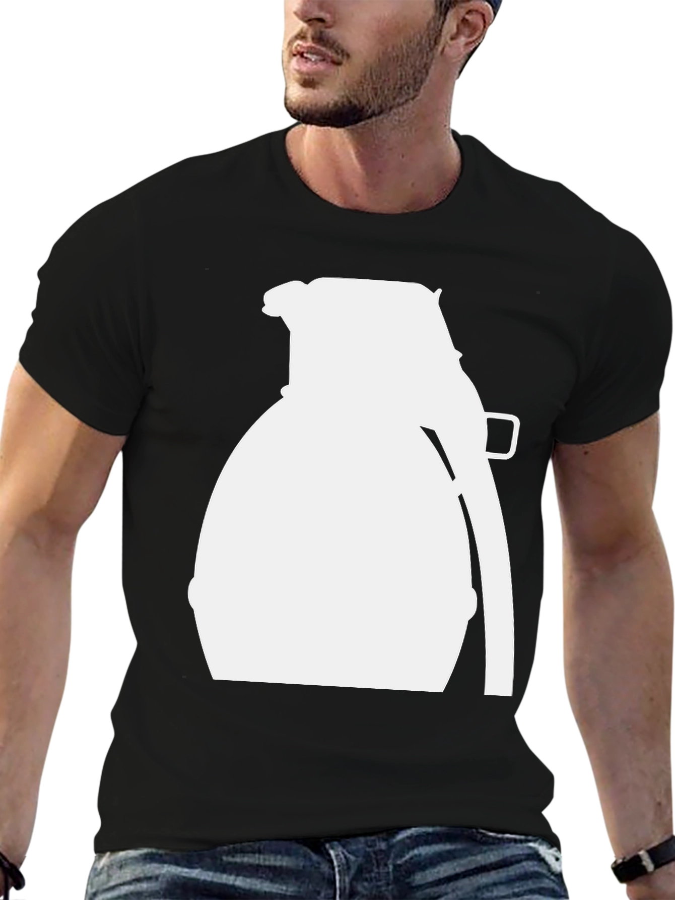 Grenade Graphic Tee - Explosive Style!