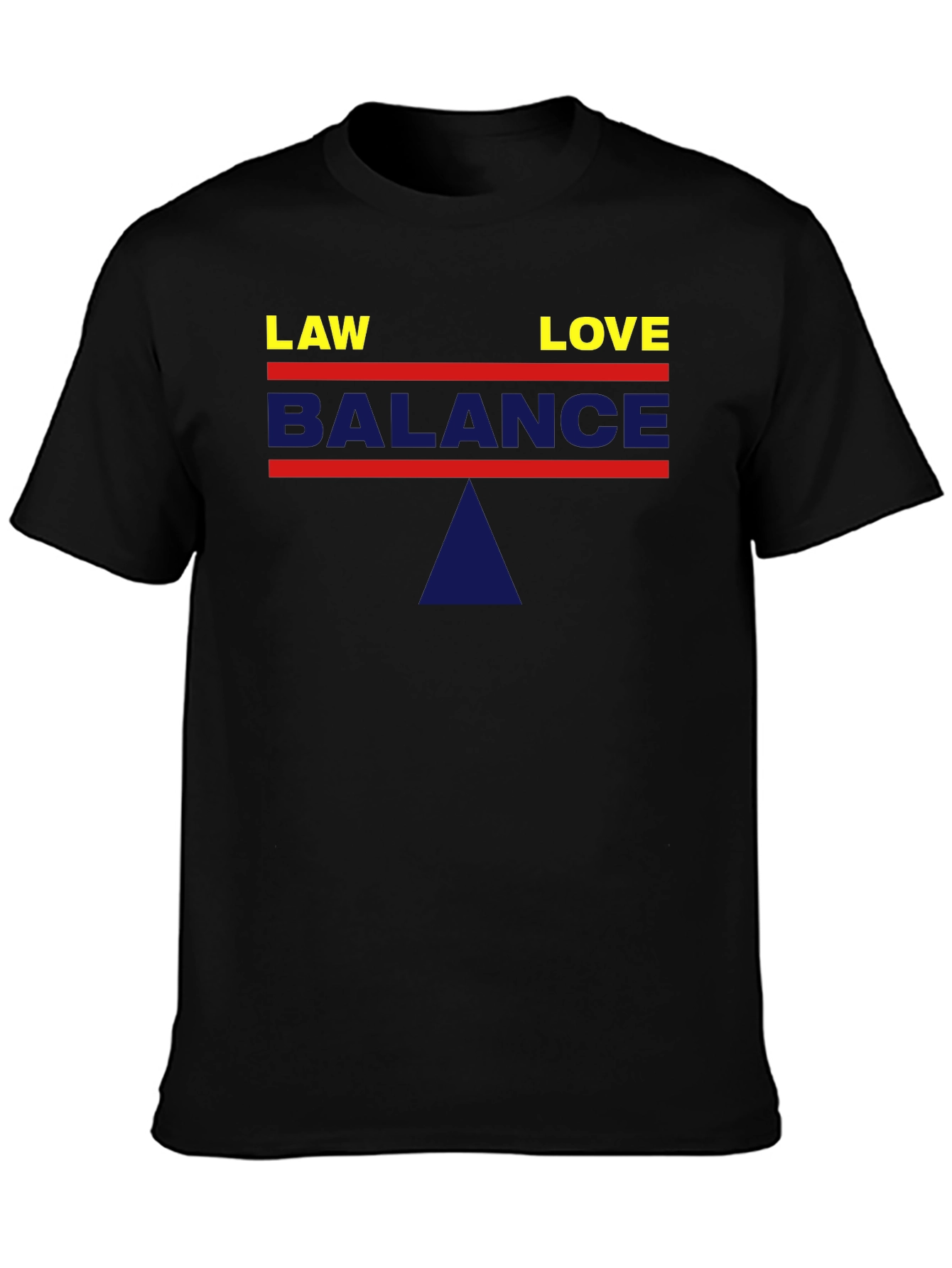 Balance Law and Love Graphic T-Shirt