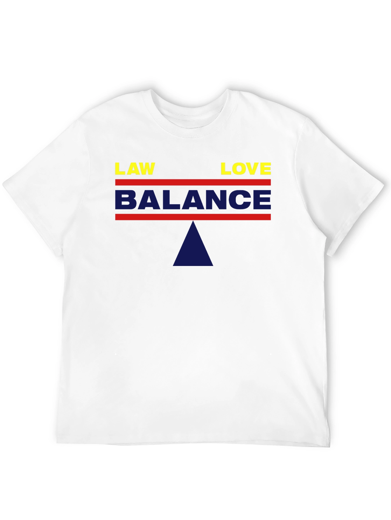 Balance Law and Love Graphic T-Shirt