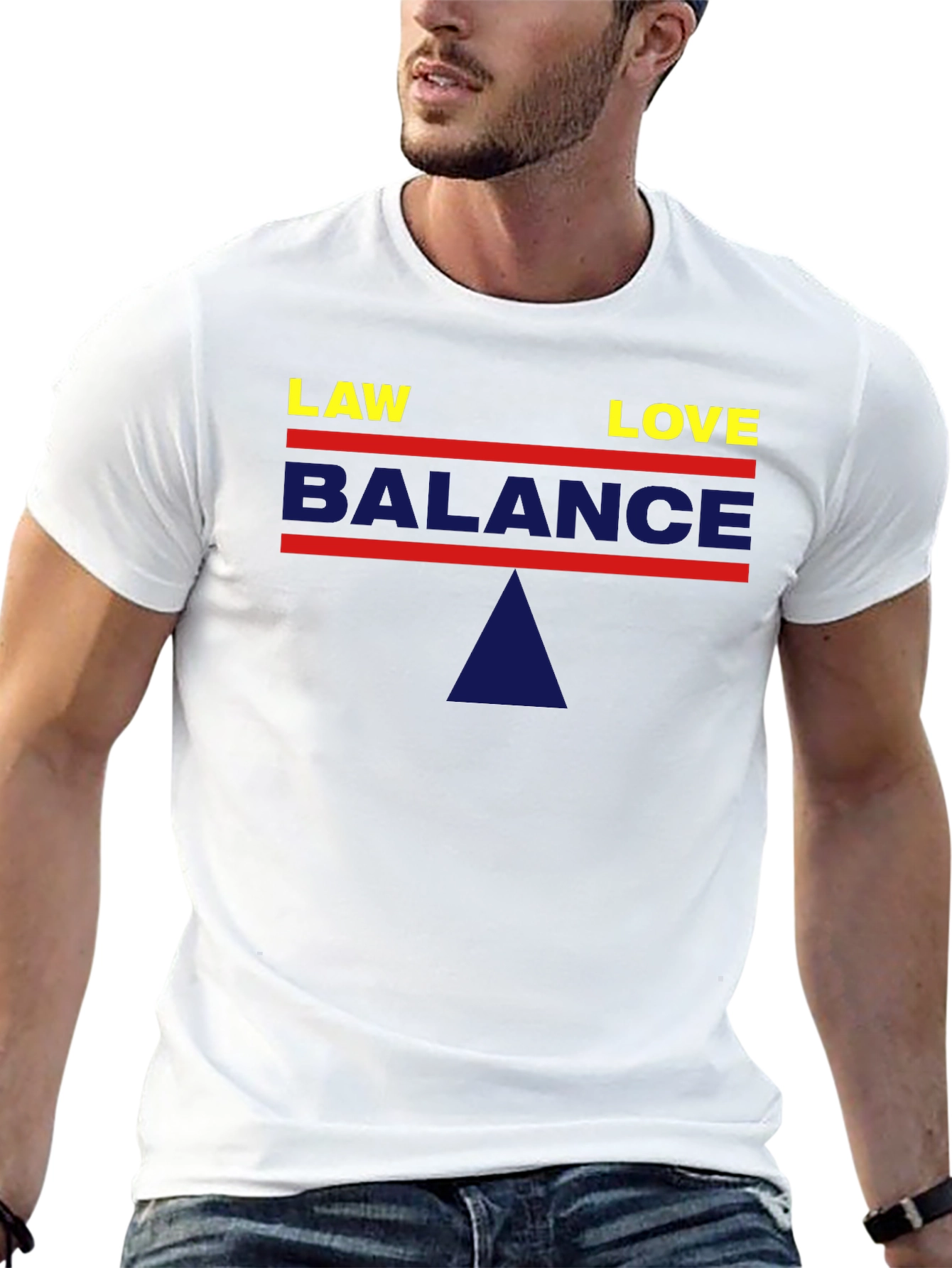 Balance Law and Love Graphic T-Shirt