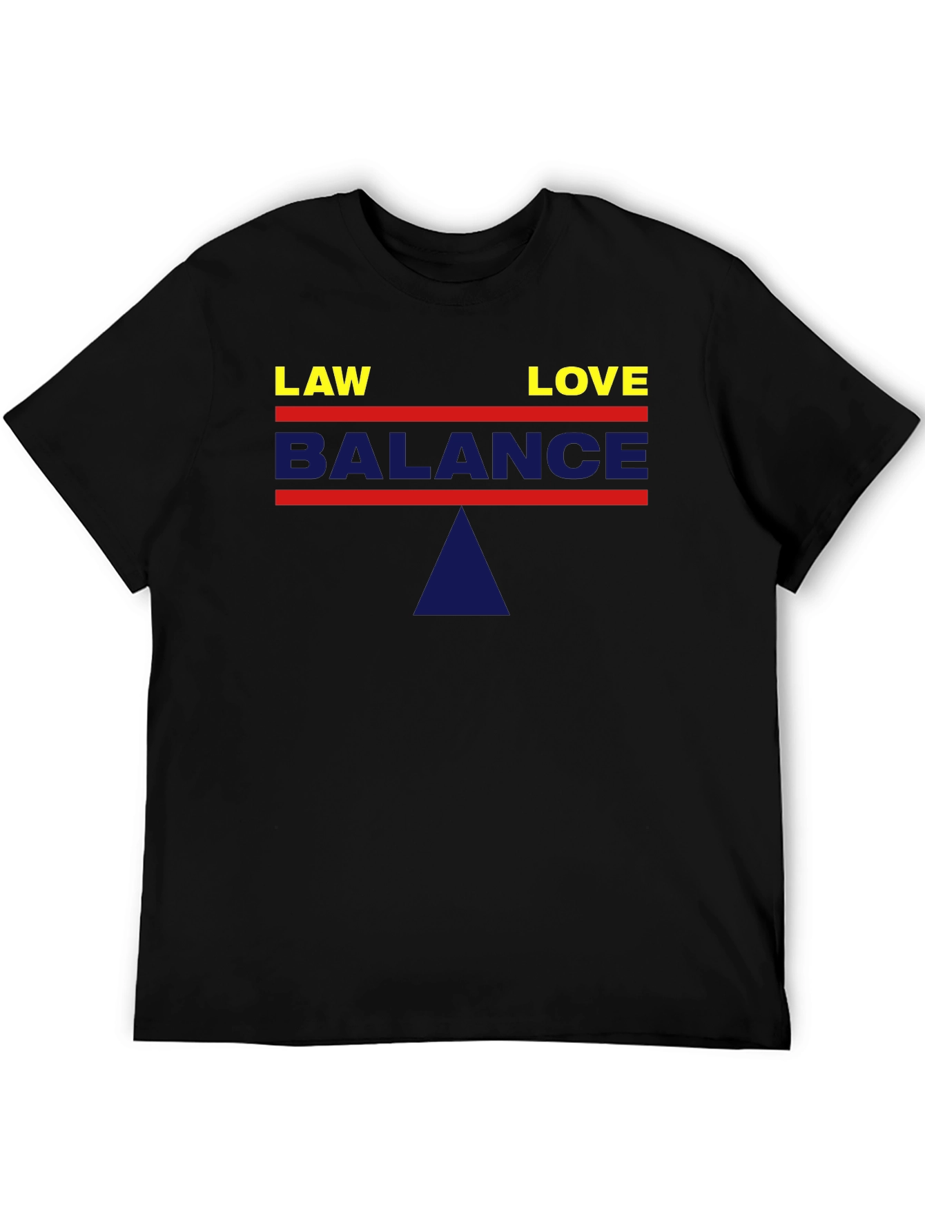 Balance Law and Love Graphic T-Shirt