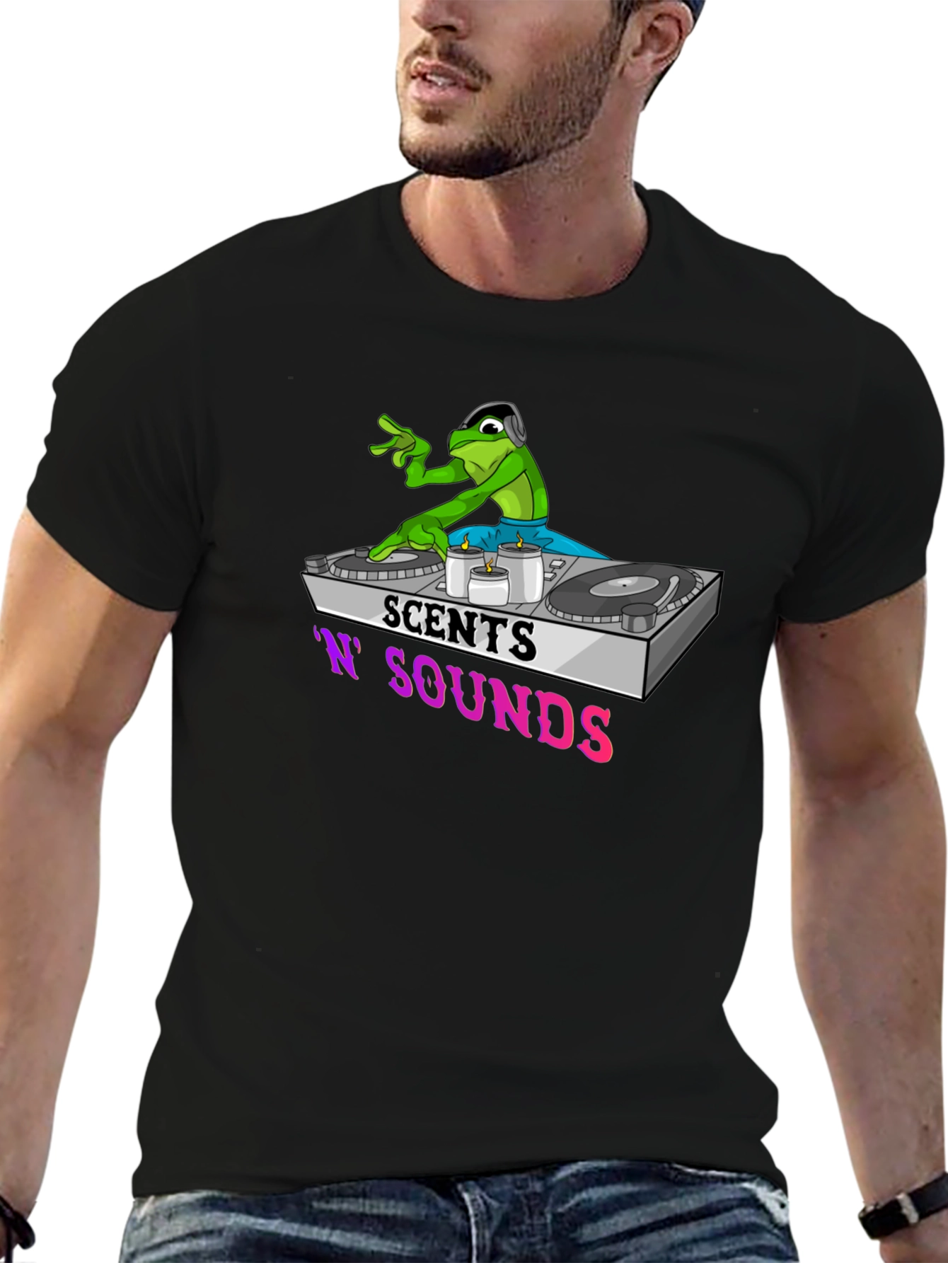 DJ Frog Graphic T-Shirt