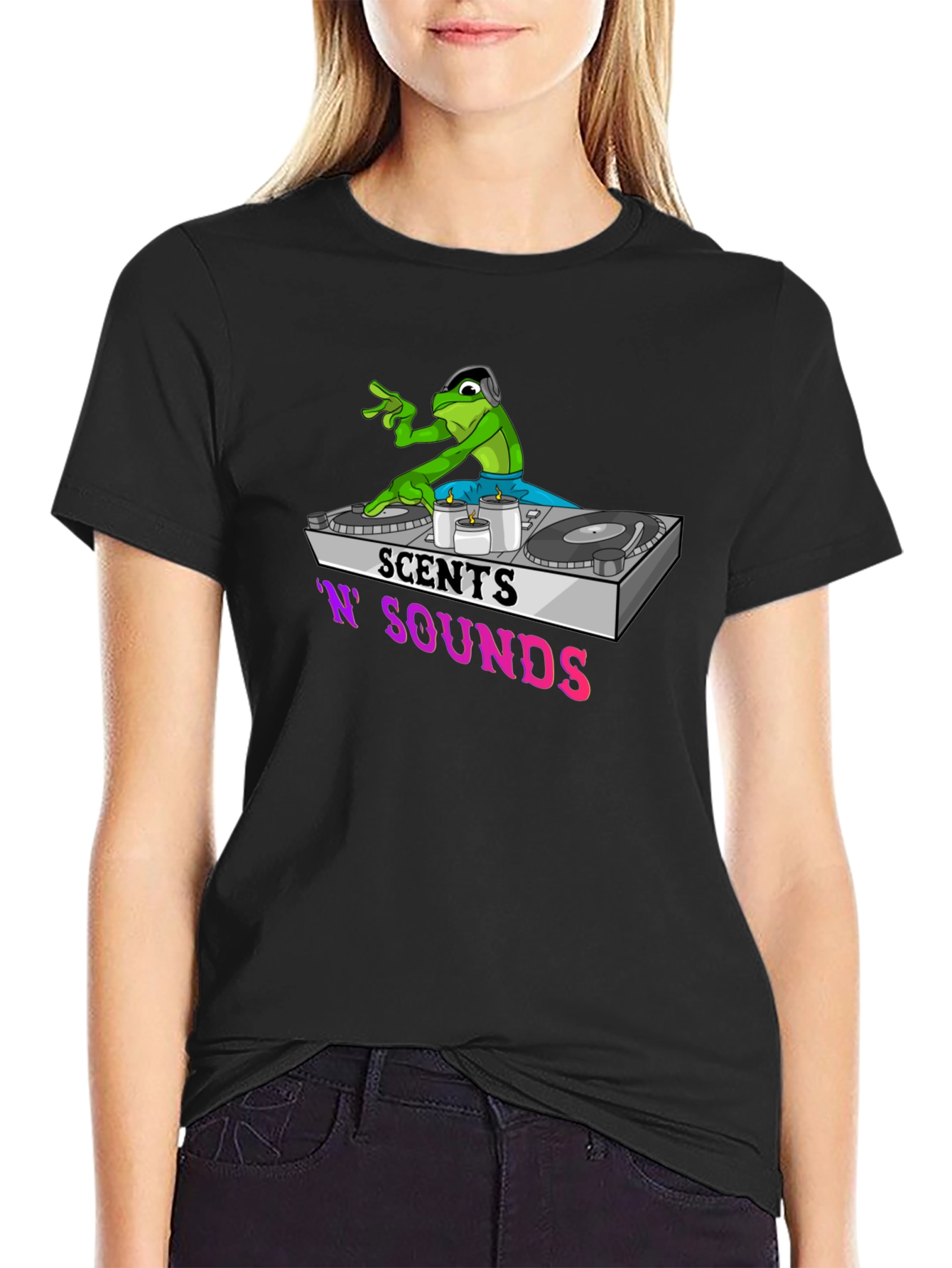 DJ Frog Graphic T-Shirt