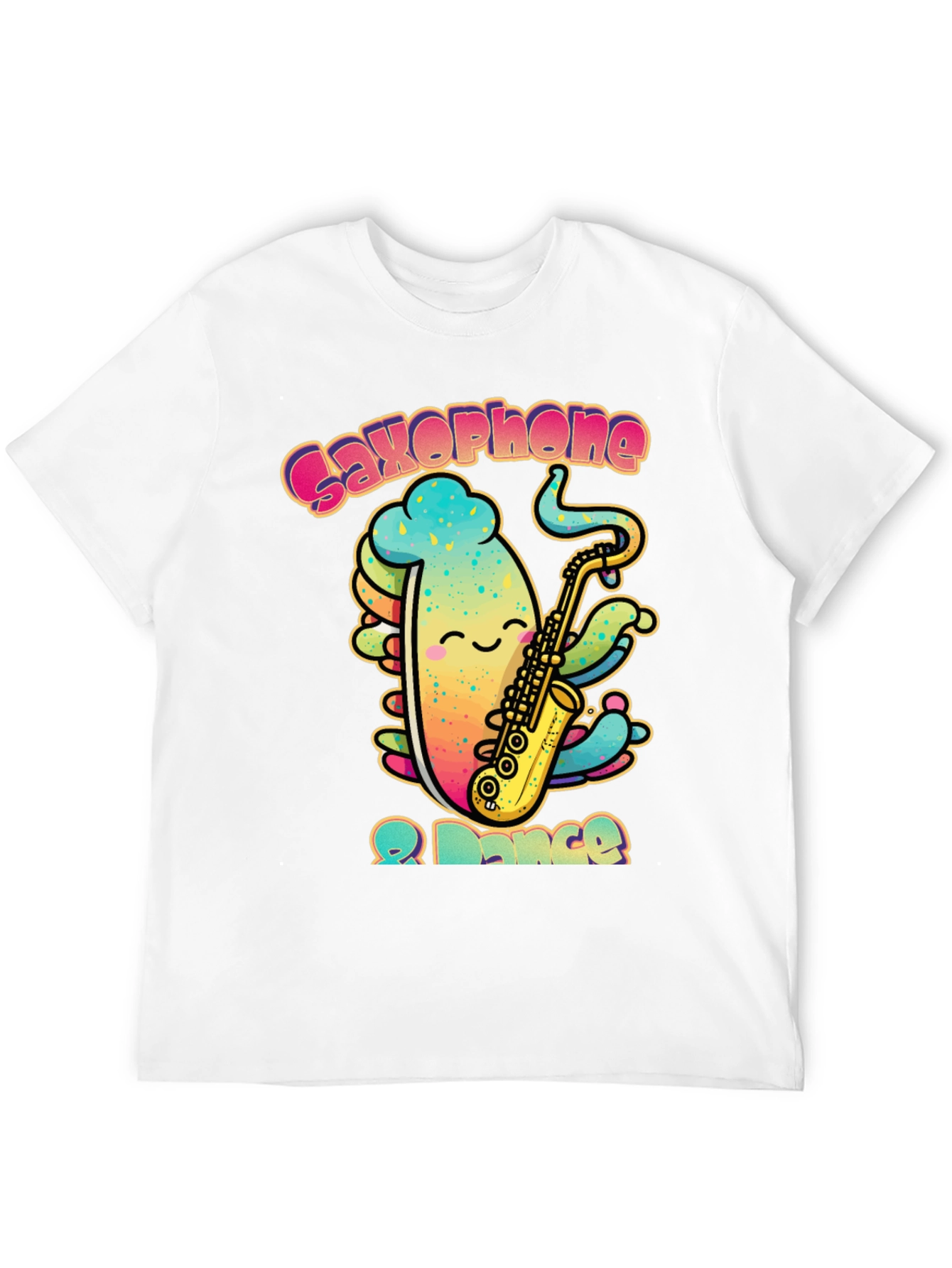 Saxophone & Dance Black Graphic Tee
