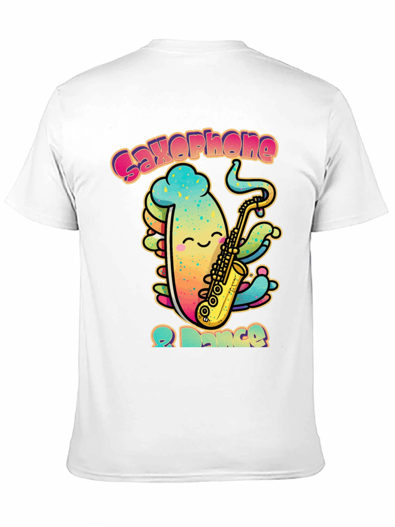 Saxophone & Dance Black Graphic Tee