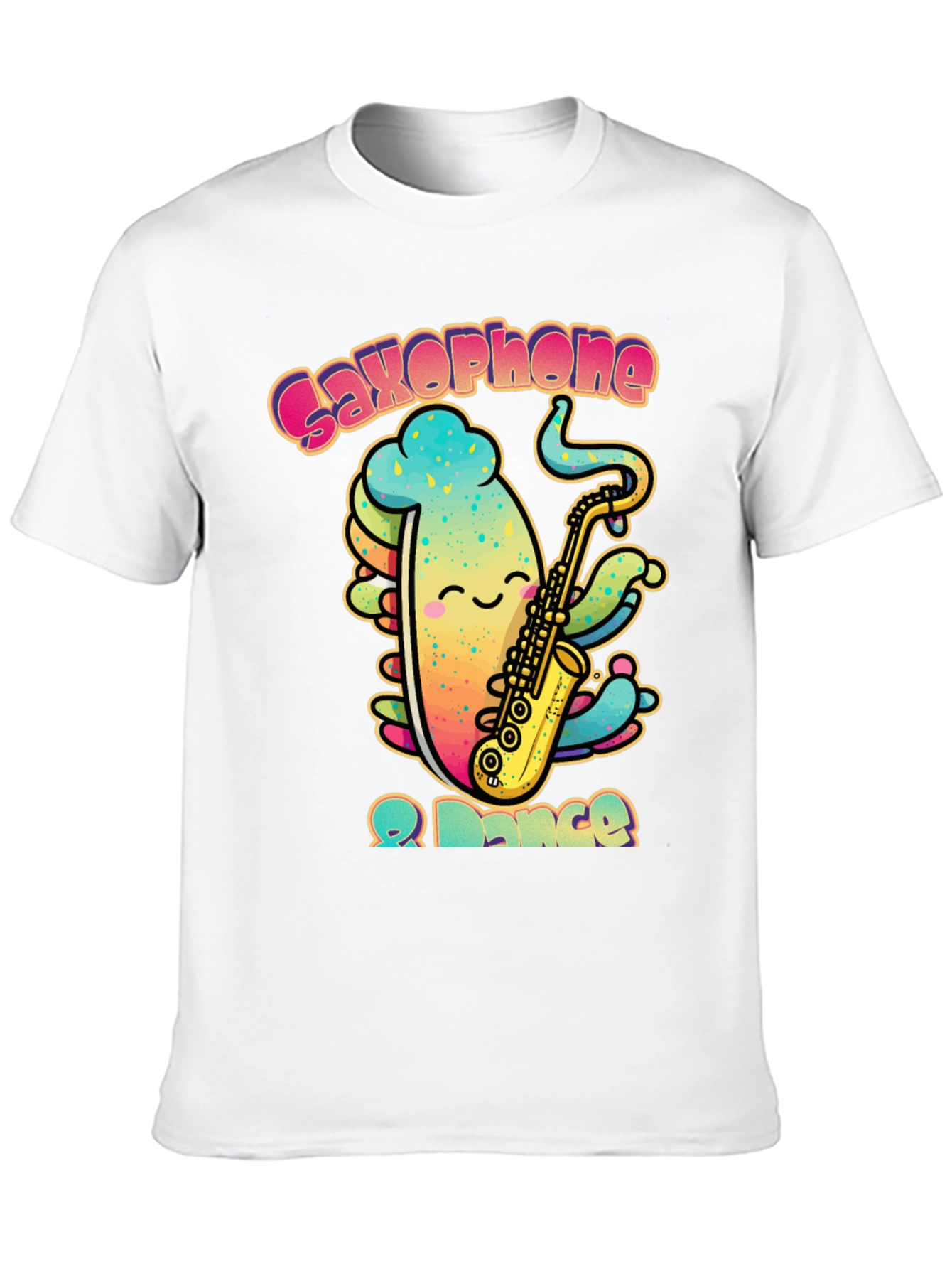Saxophone & Dance Black Graphic Tee