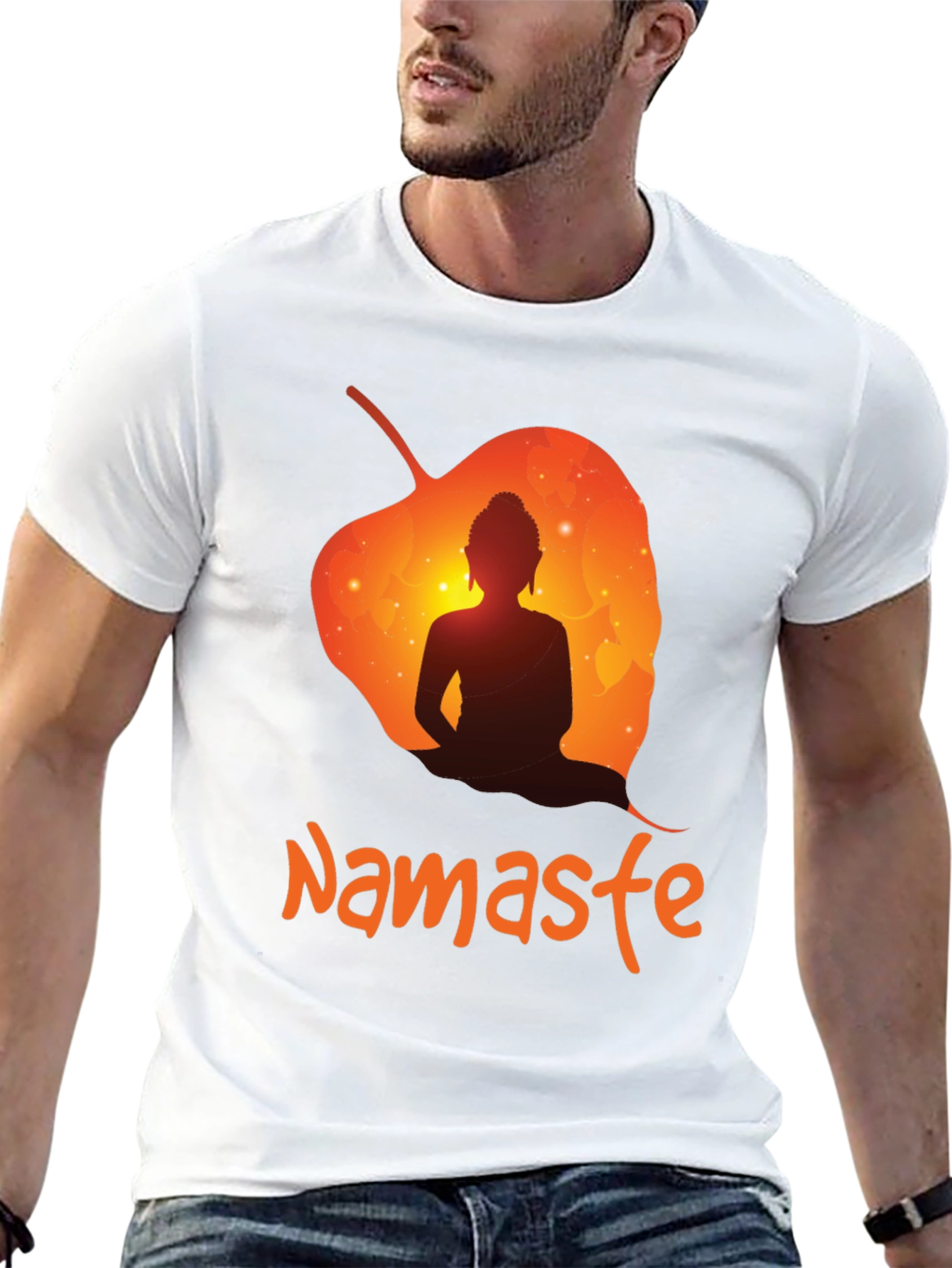 Namaste Buddha Graphic Tee