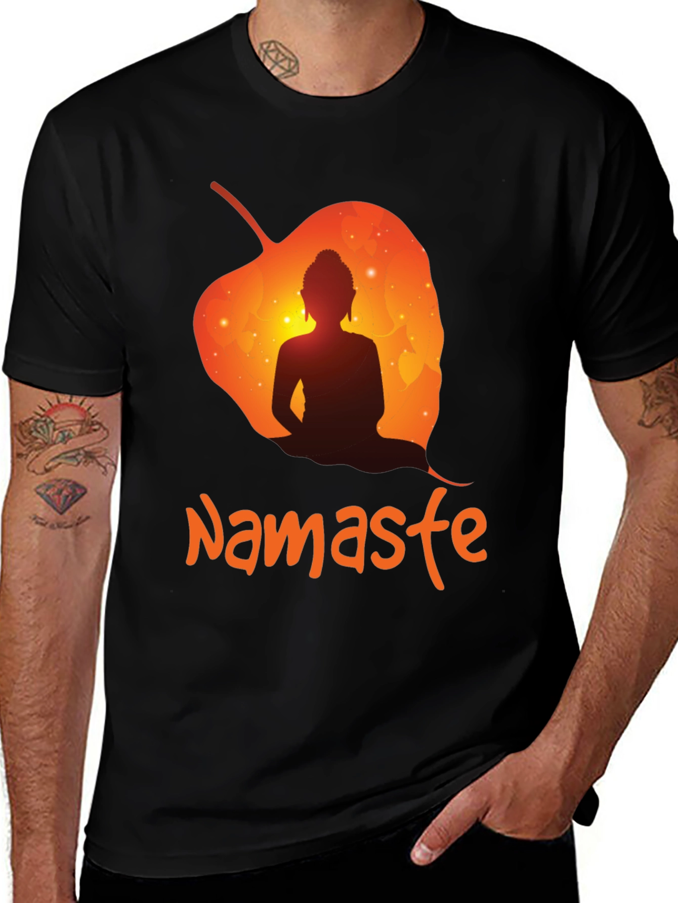 Namaste Buddha Graphic Tee