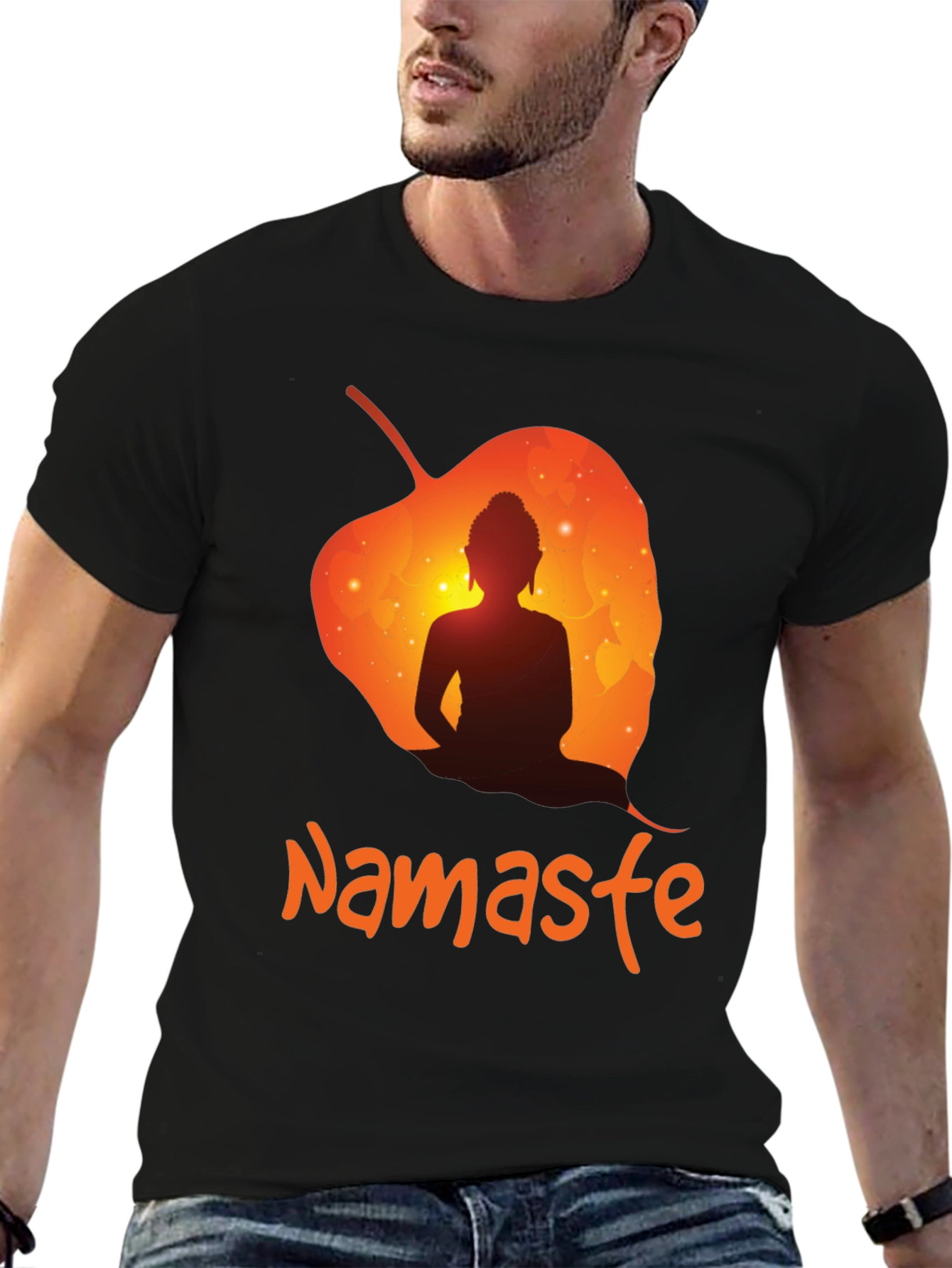 Namaste Buddha Graphic Tee
