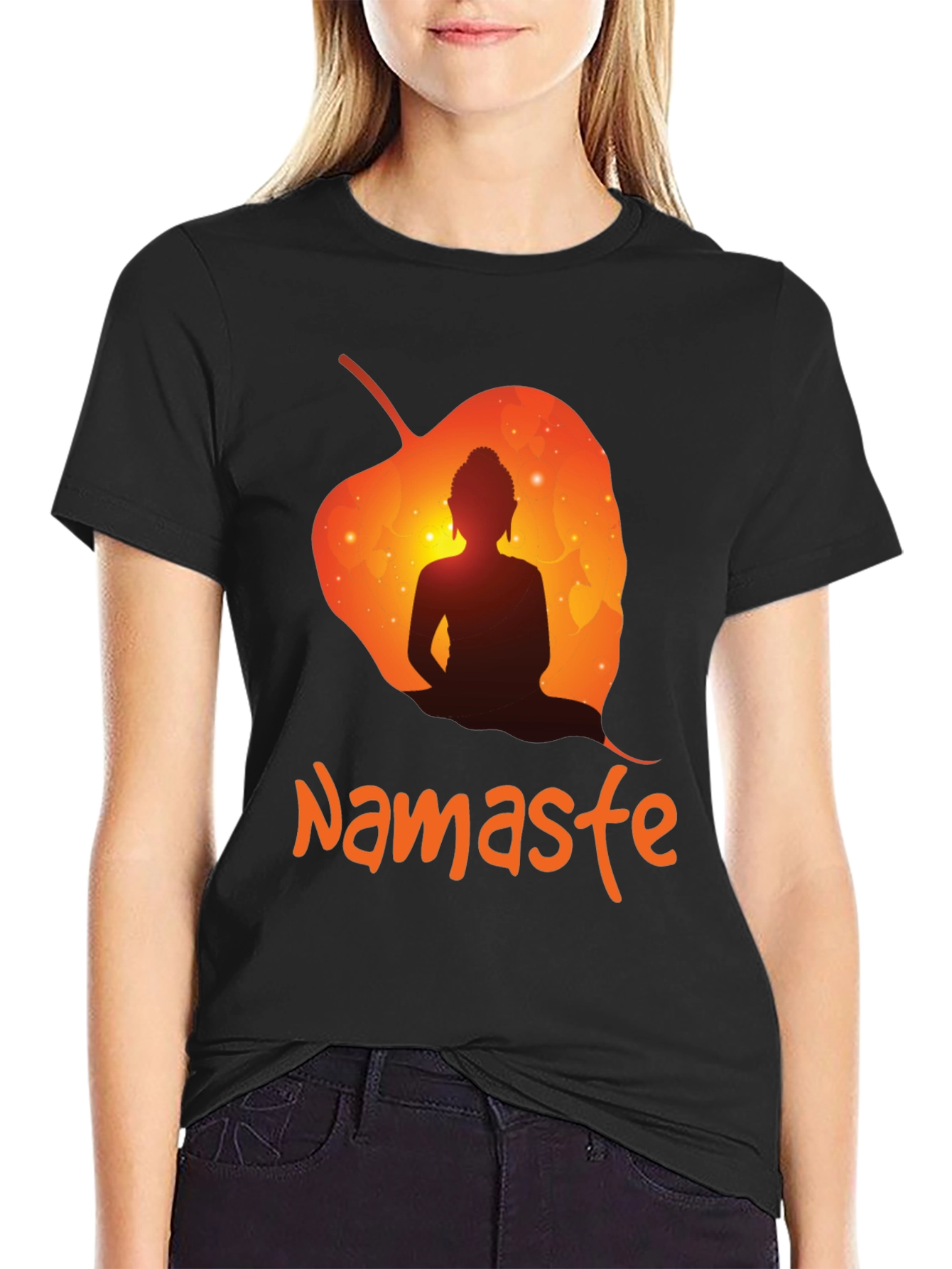 Namaste Buddha Graphic Tee