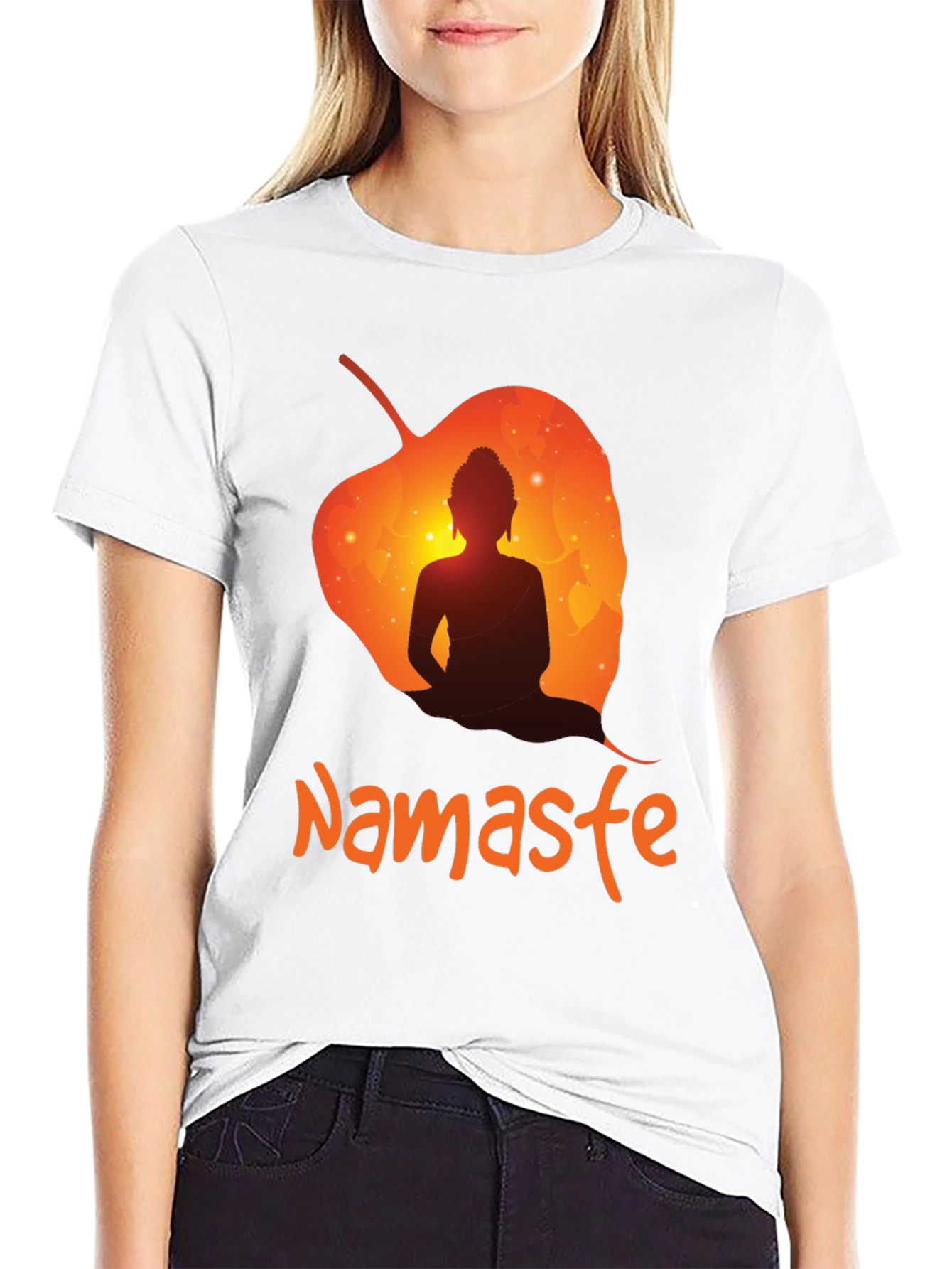 Namaste Buddha Graphic Tee