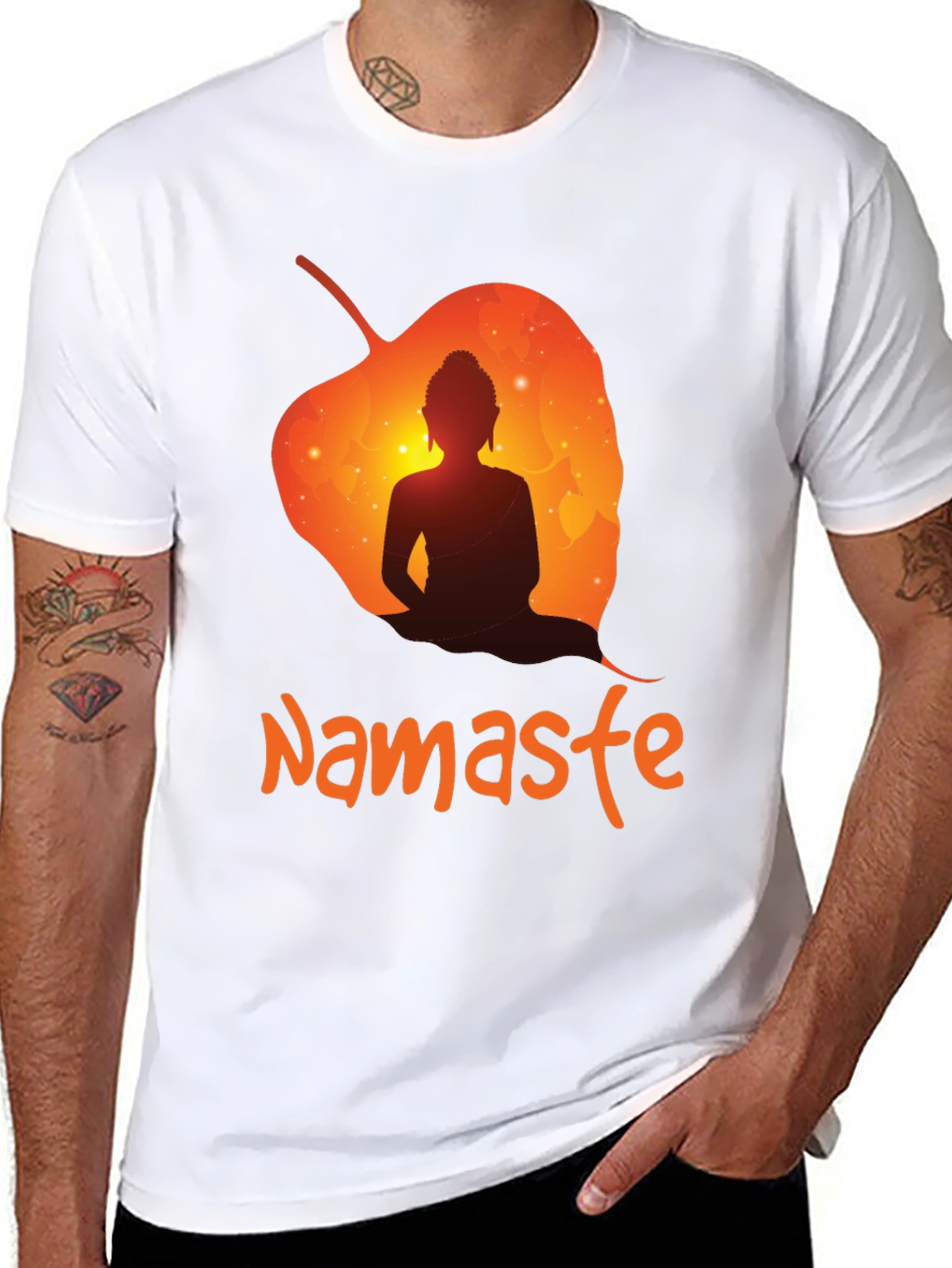 Namaste Buddha Graphic Tee