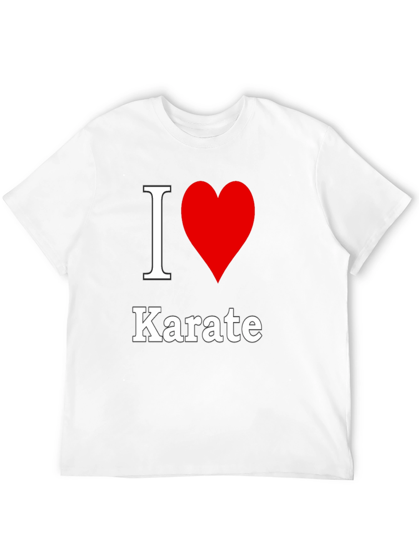 I Love Karate T-Shirt - Martial Arts Tee