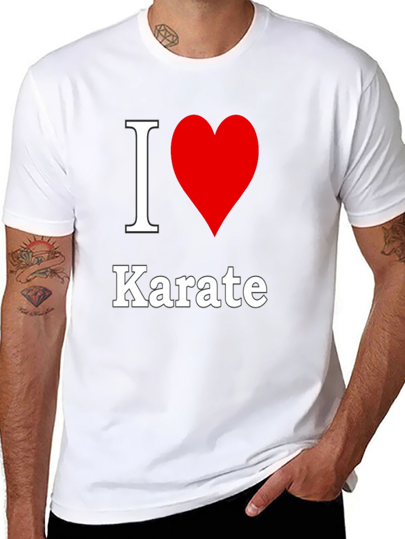 I Love Karate T-Shirt - Martial Arts Tee