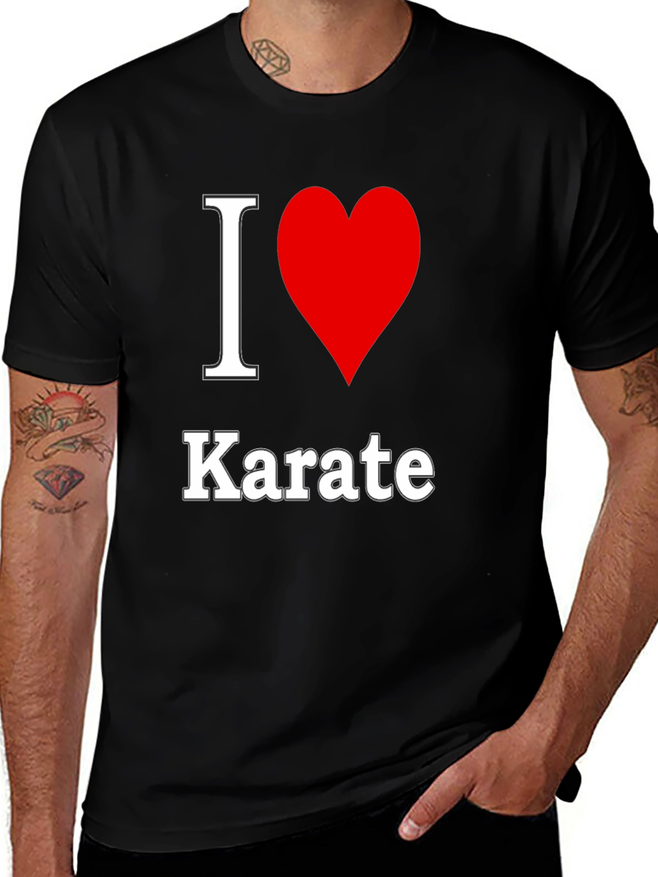 I Love Karate T-Shirt - Martial Arts Tee