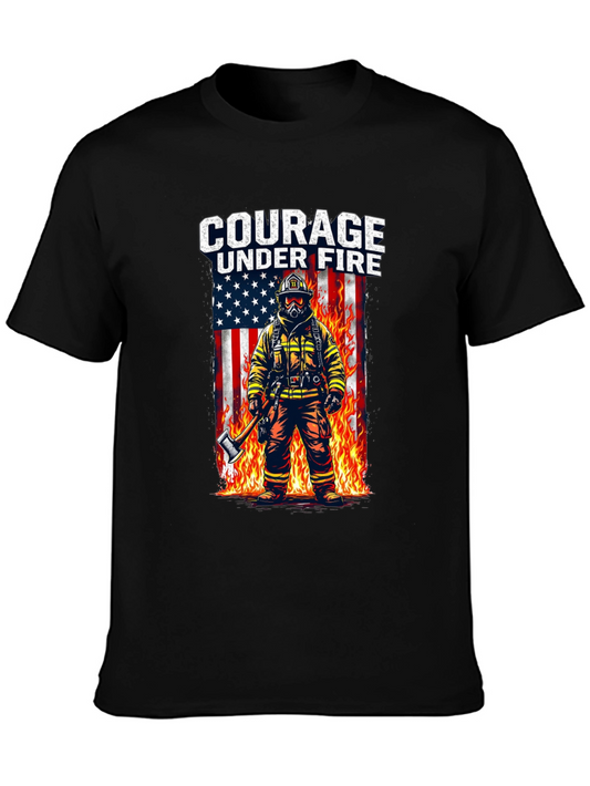 Courage Under Fire Firefighter T-Shirt