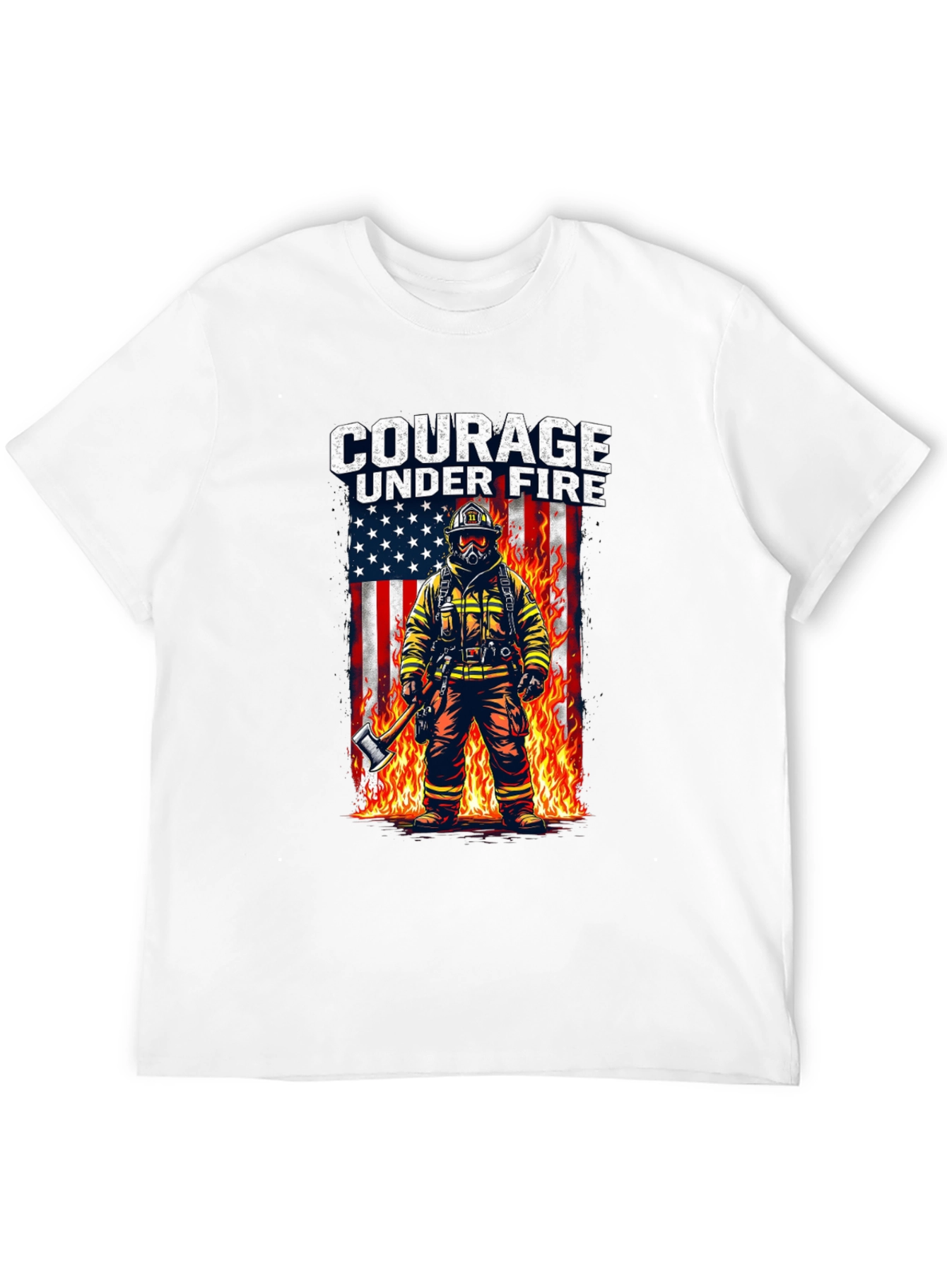 Courage Under Fire Firefighter T-Shirt