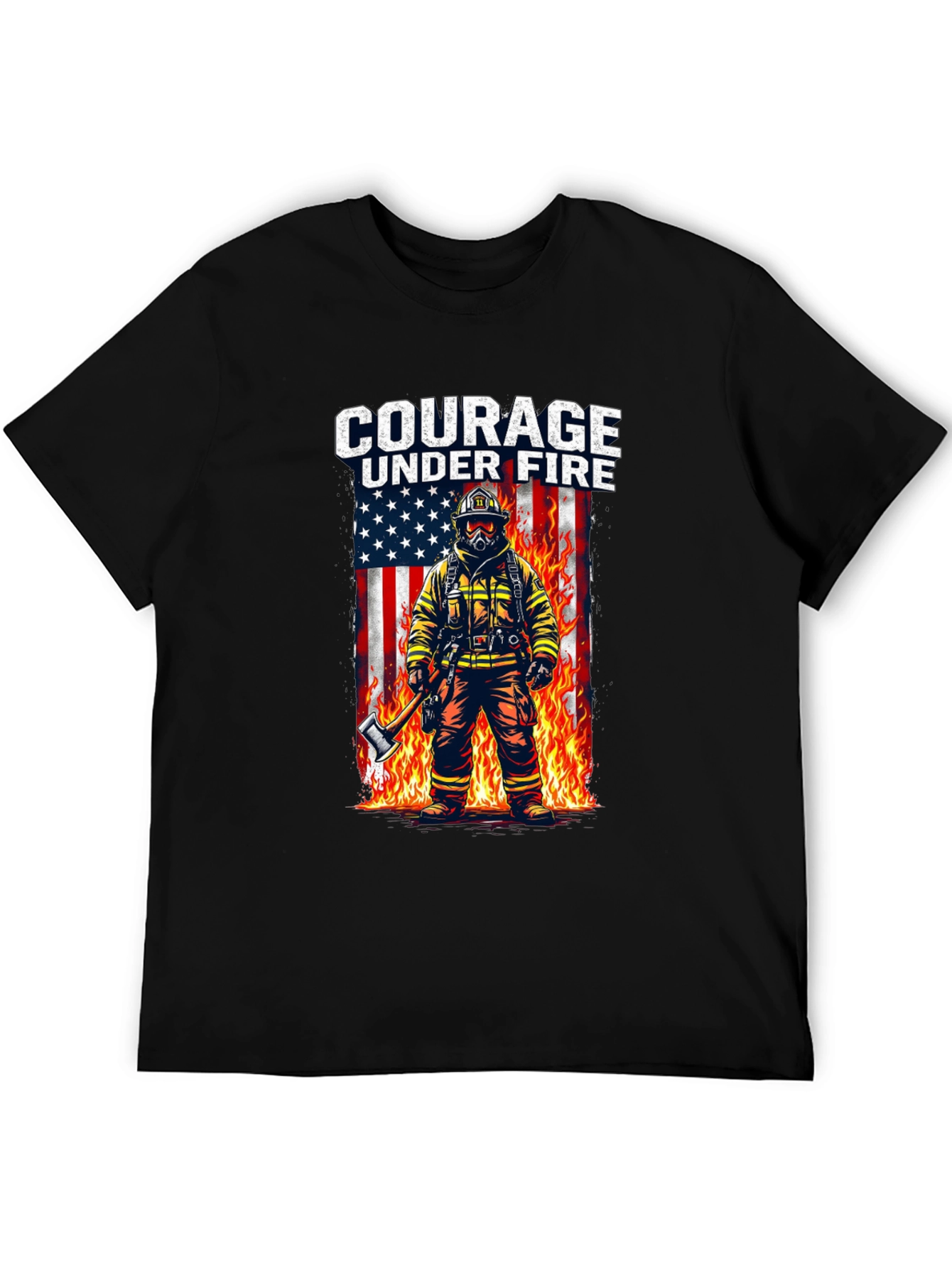 Courage Under Fire Firefighter T-Shirt